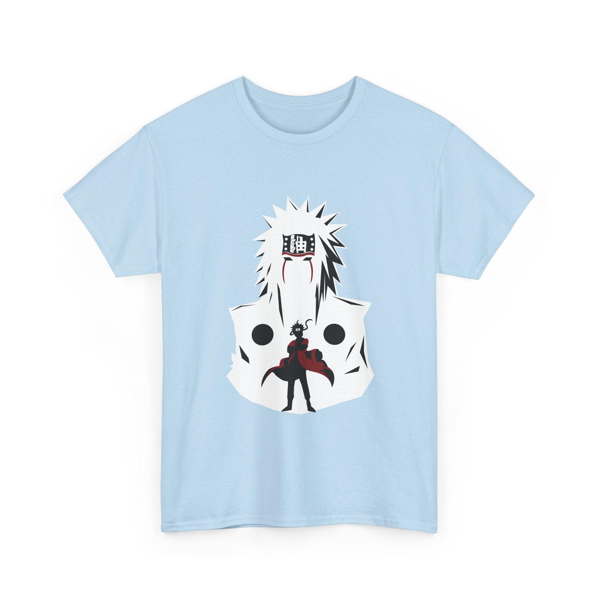 Anime Shadow Warrior T-Shirt — Silhouette Battle Graphic Tee