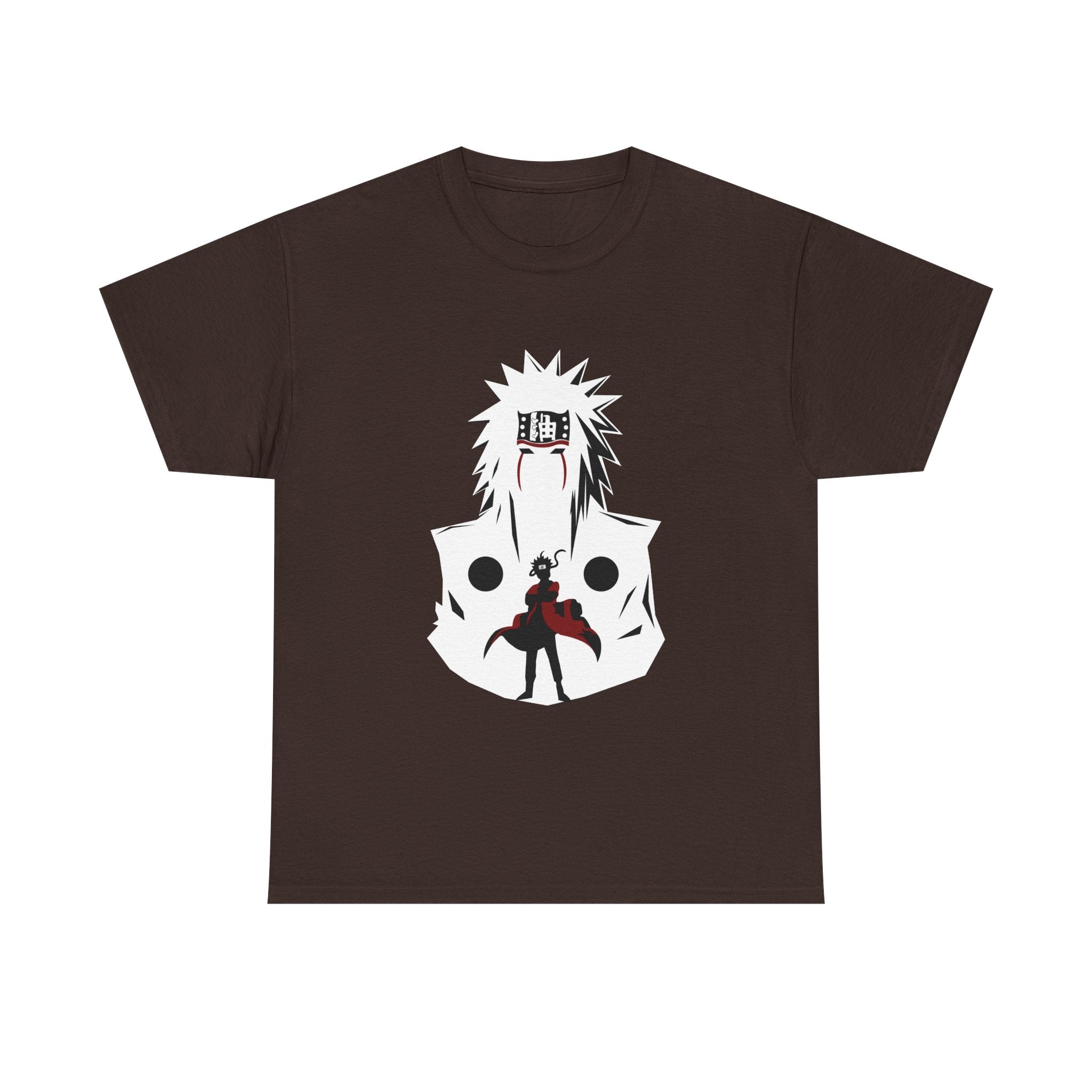 Anime Shadow Warrior T-Shirt — Silhouette Battle Graphic Tee