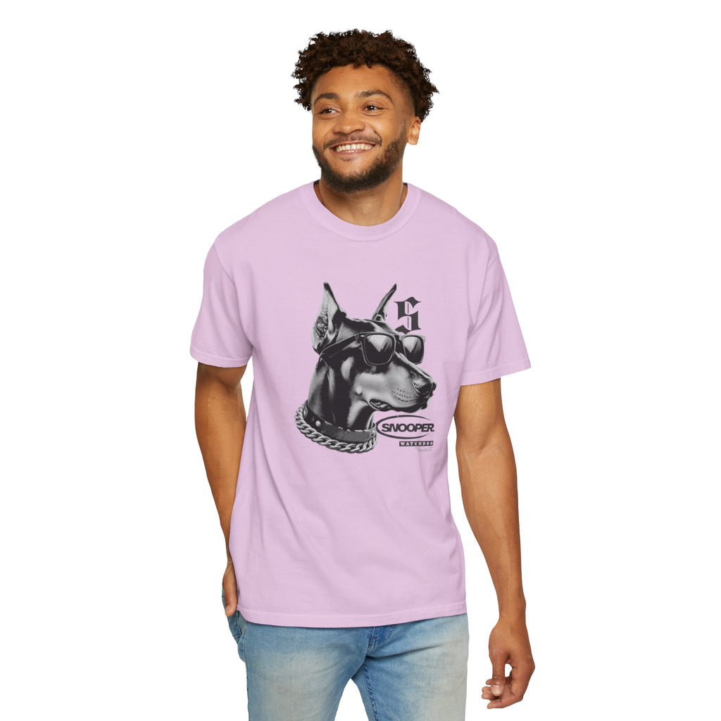 Doberman Sunglasses Graphic T-Shirt — "Snooper" Streetwear Tee