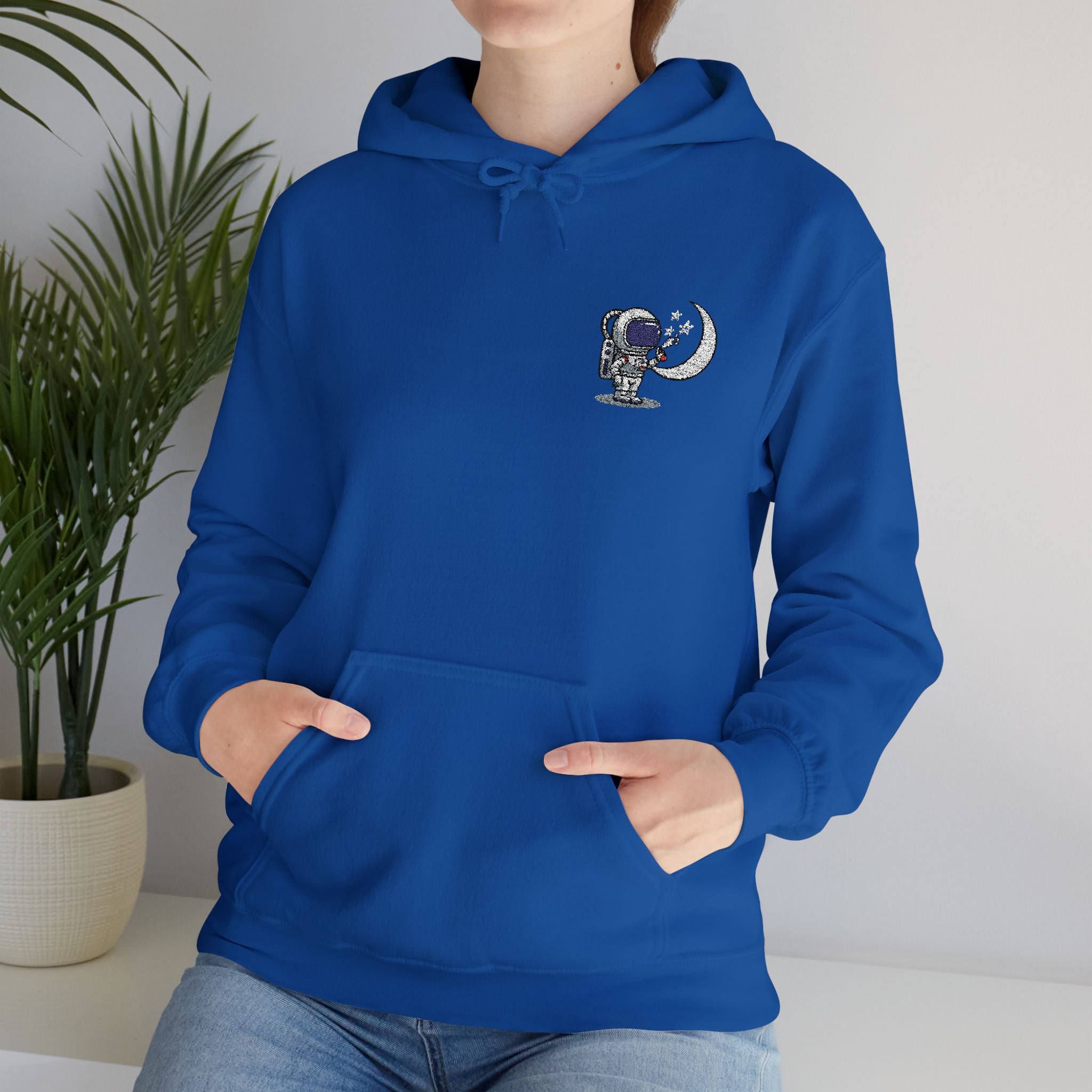 Skull Moon Hoodie — Gothic Night Sky Graphic Sweatshirt
