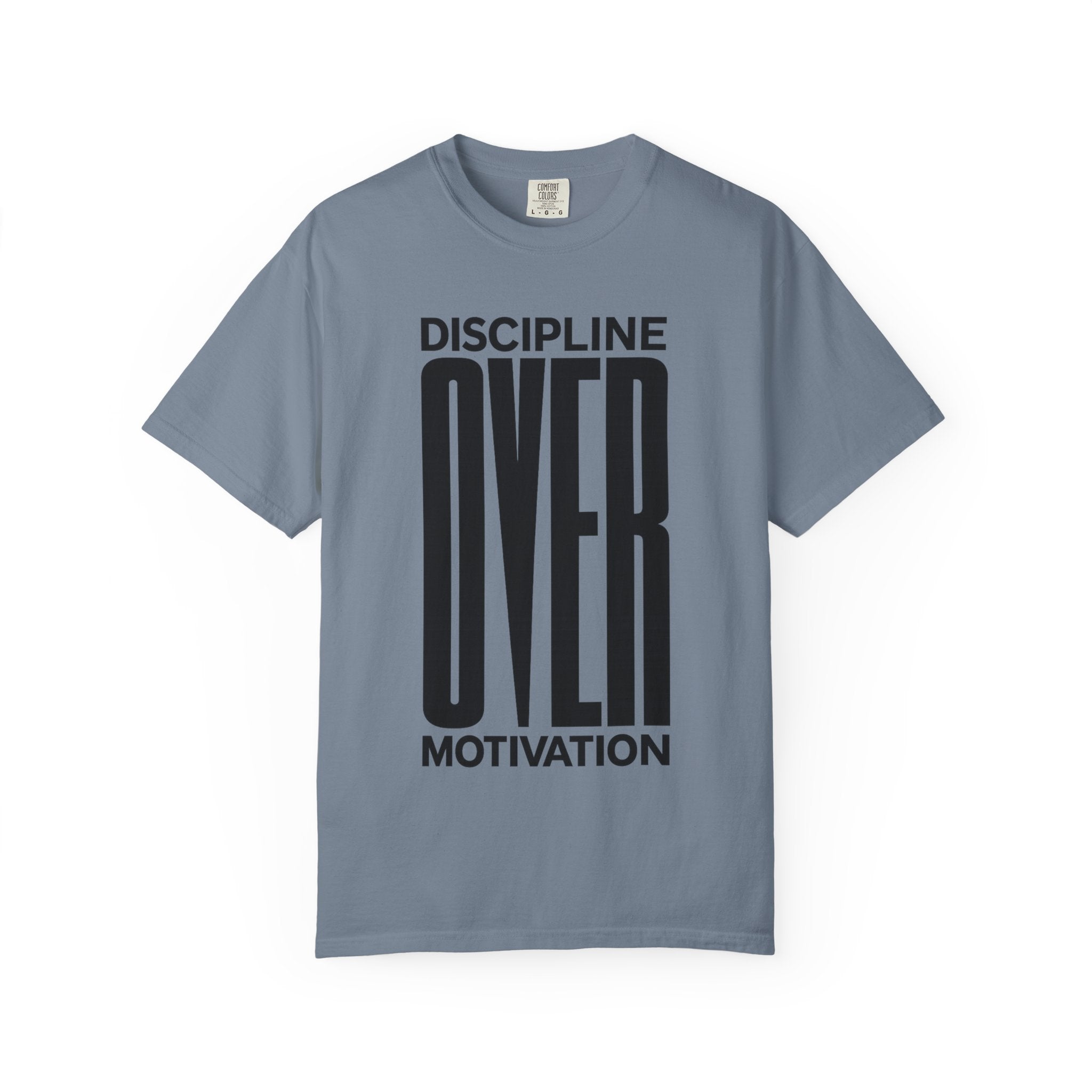 Discipline Over Motivation T-Shirt — Motivational Fitness Tee