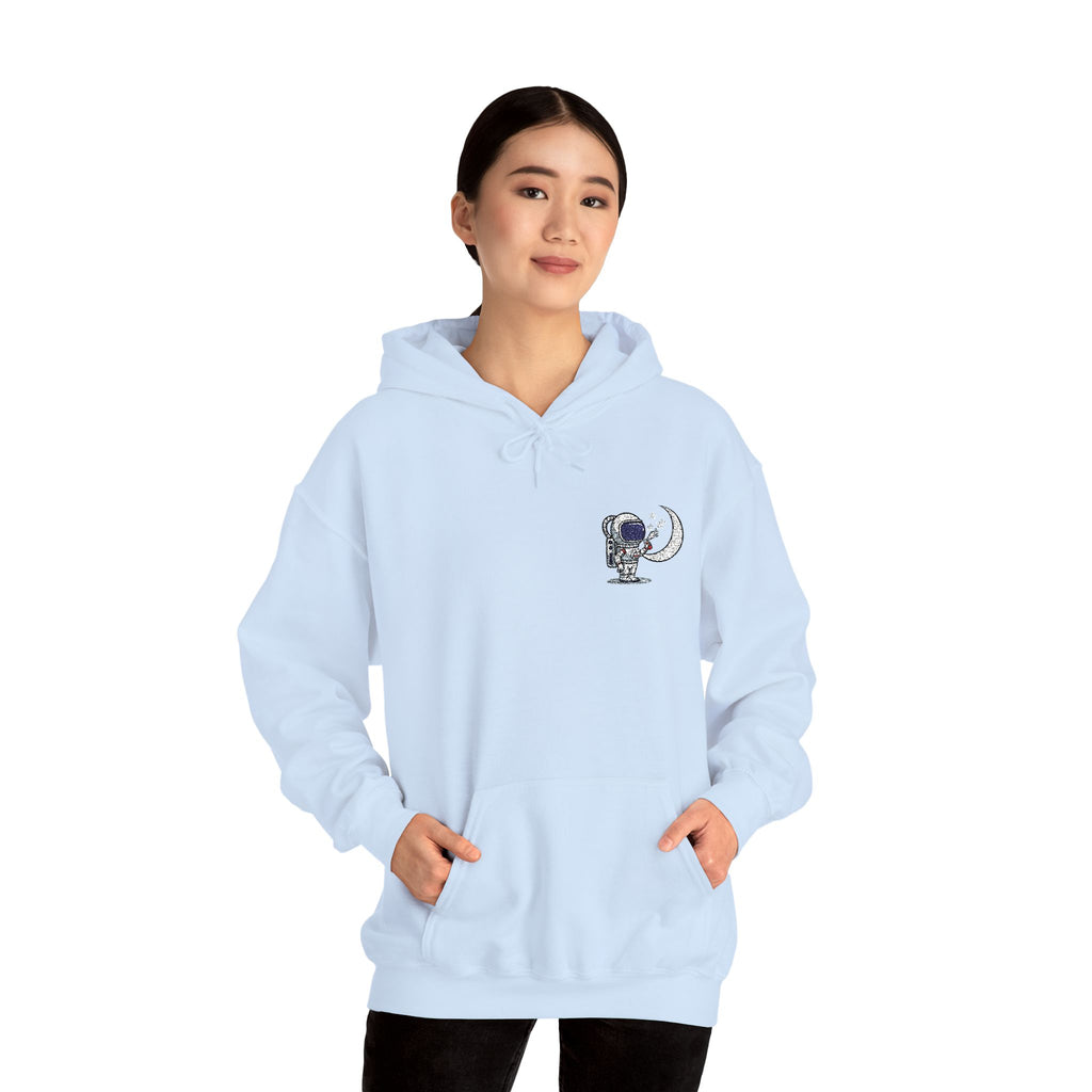 Skull Moon Hoodie — Gothic Night Sky Graphic Sweatshirt