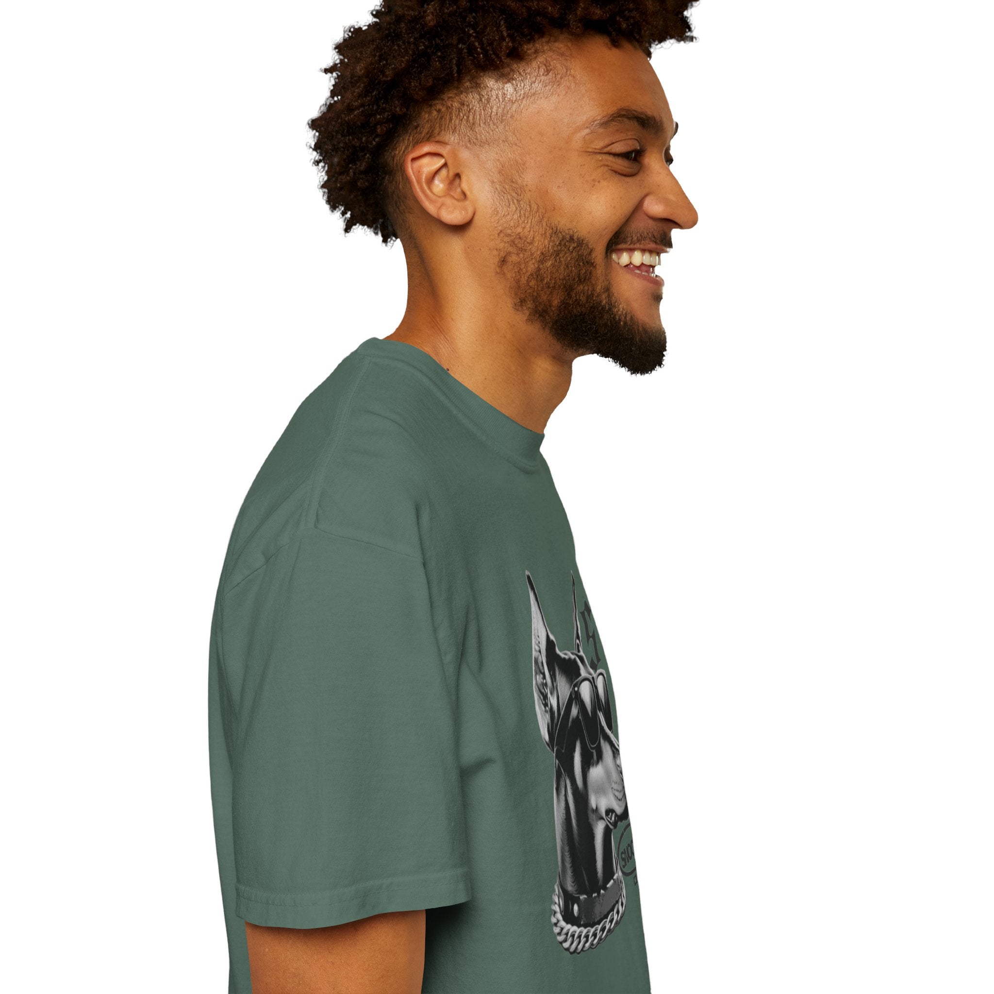 Doberman Sunglasses Graphic T-Shirt — "Snooper" Streetwear Tee