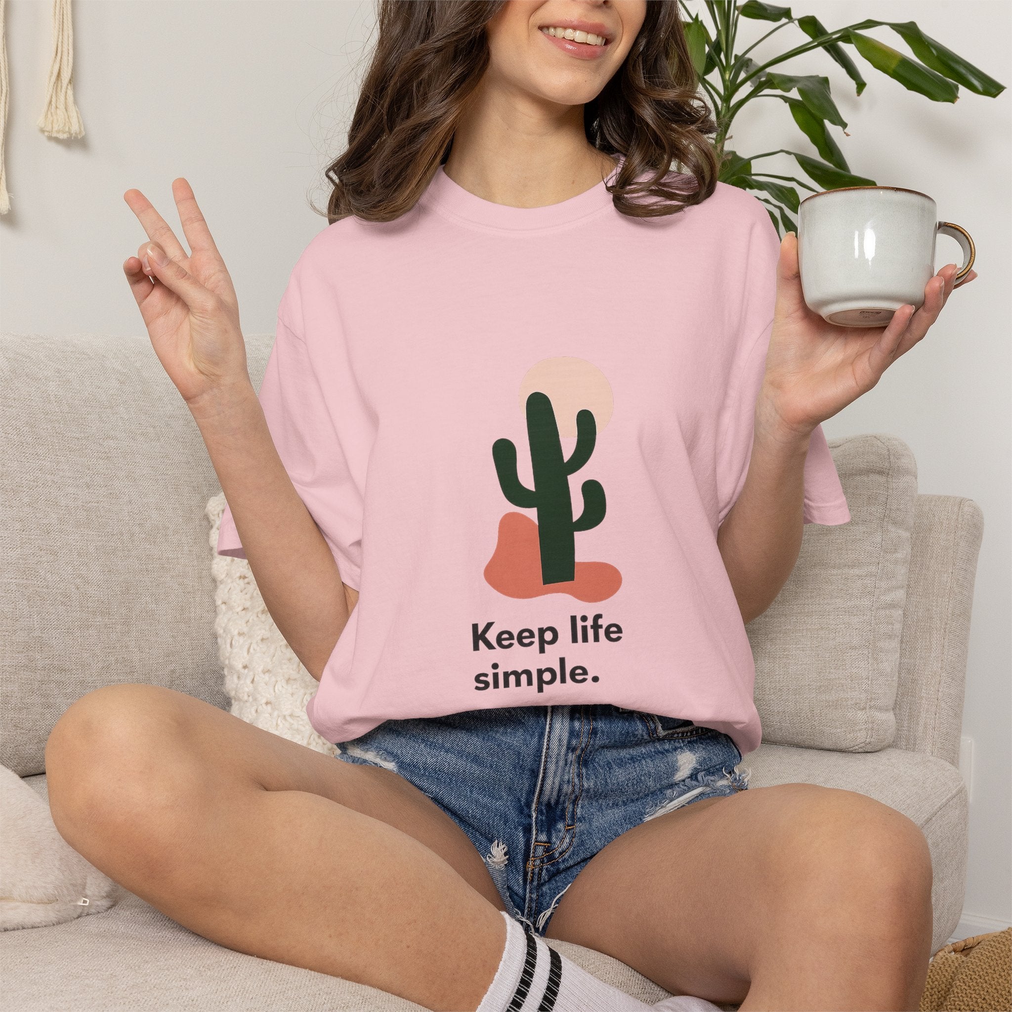 Keep Life Simple Cactus T-Shirt