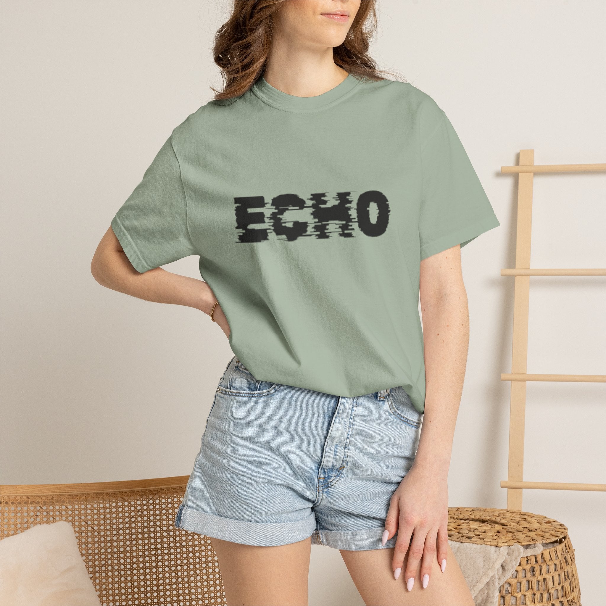 Echo Distorted Logo T-Shirt