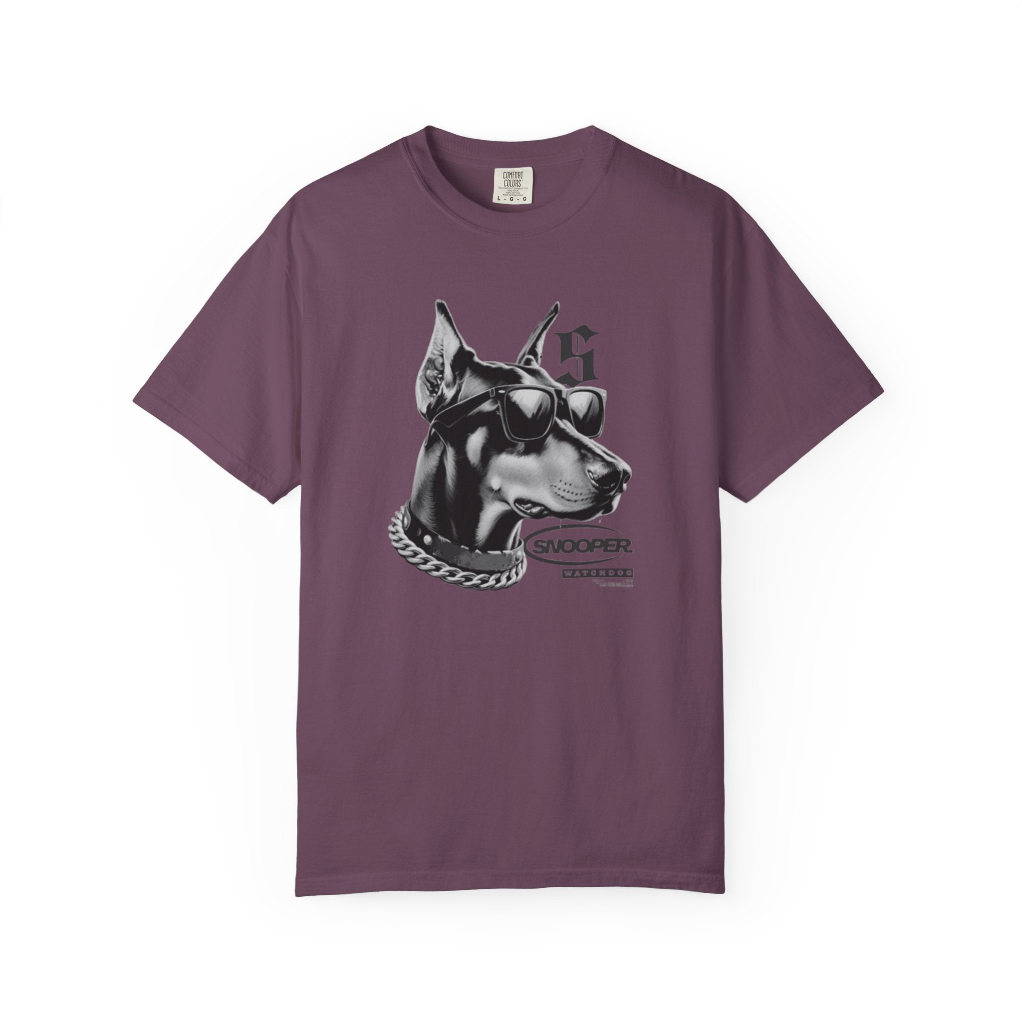 Doberman Sunglasses Graphic T-Shirt — "Snooper" Streetwear Tee