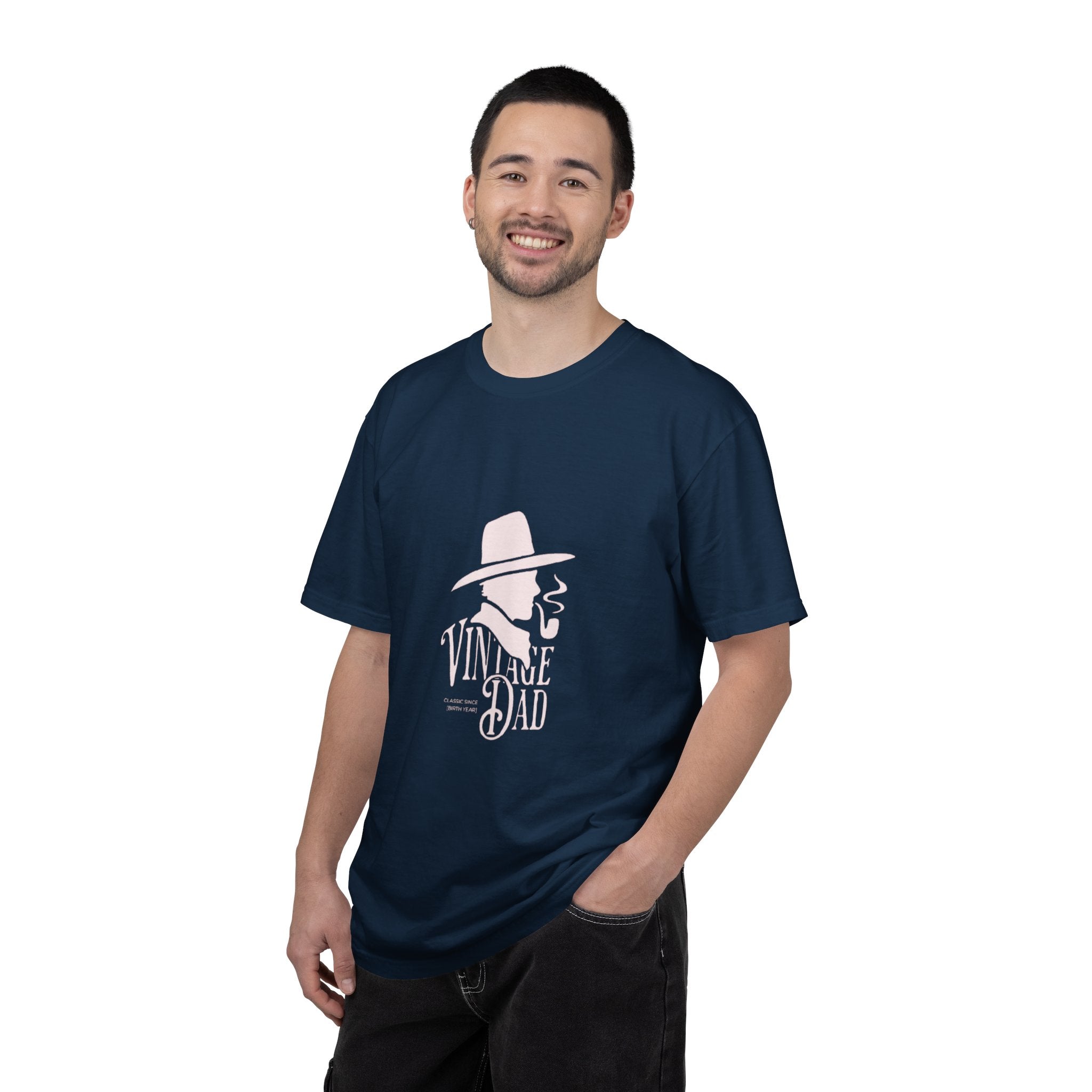 Vintage Dad graphic tee | Retro hat & pipe design