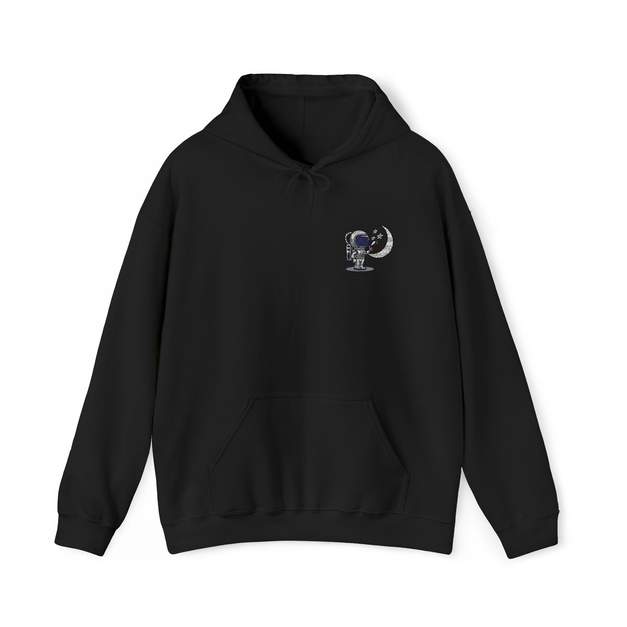 Skull Moon Hoodie — Gothic Night Sky Graphic Sweatshirt