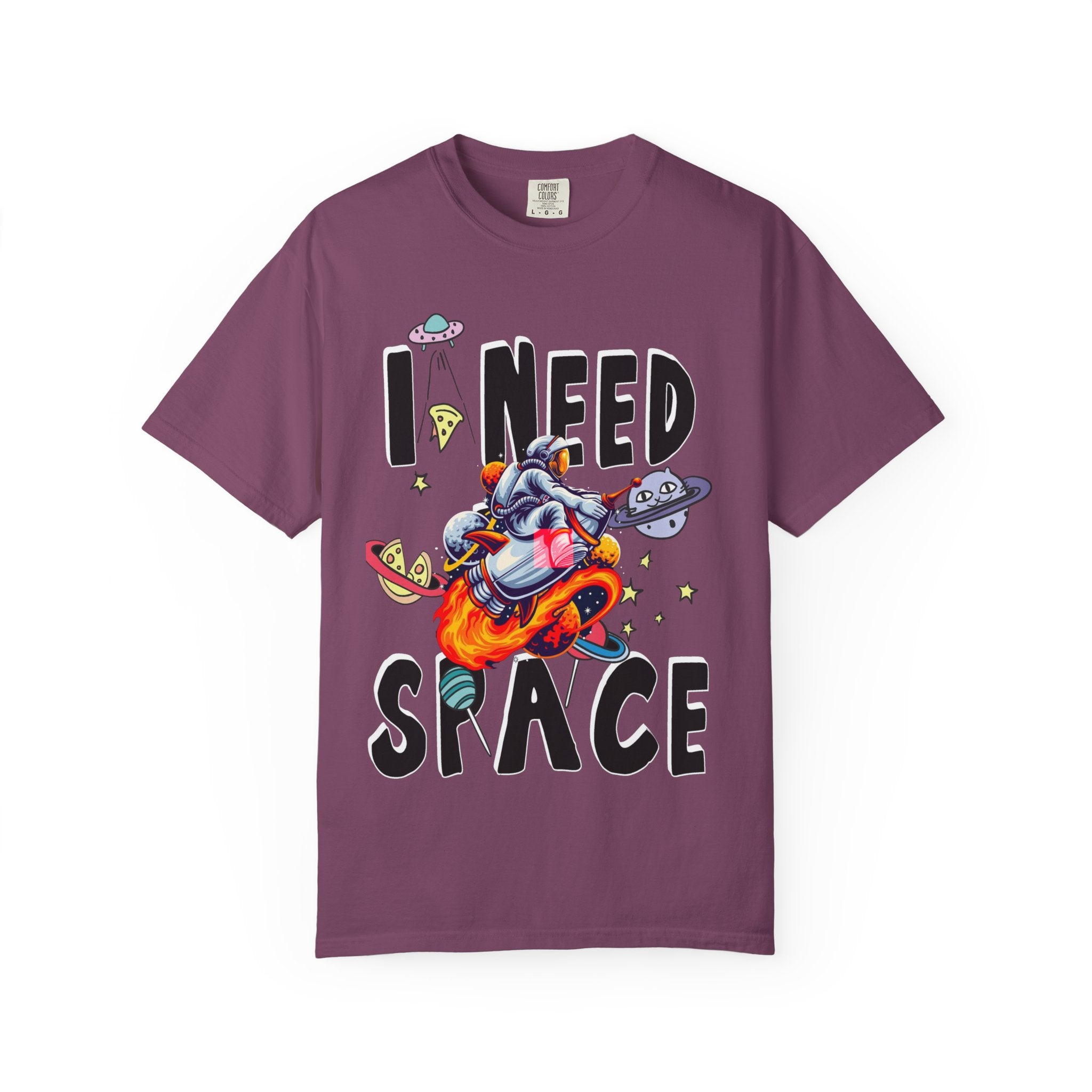 I Need Space T-Shirt — Funny Space Cartoon Astronaut Tee