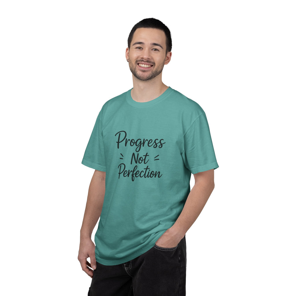 T-Shirt — "Progress Not Perfection" Inspirational Graphic Tee