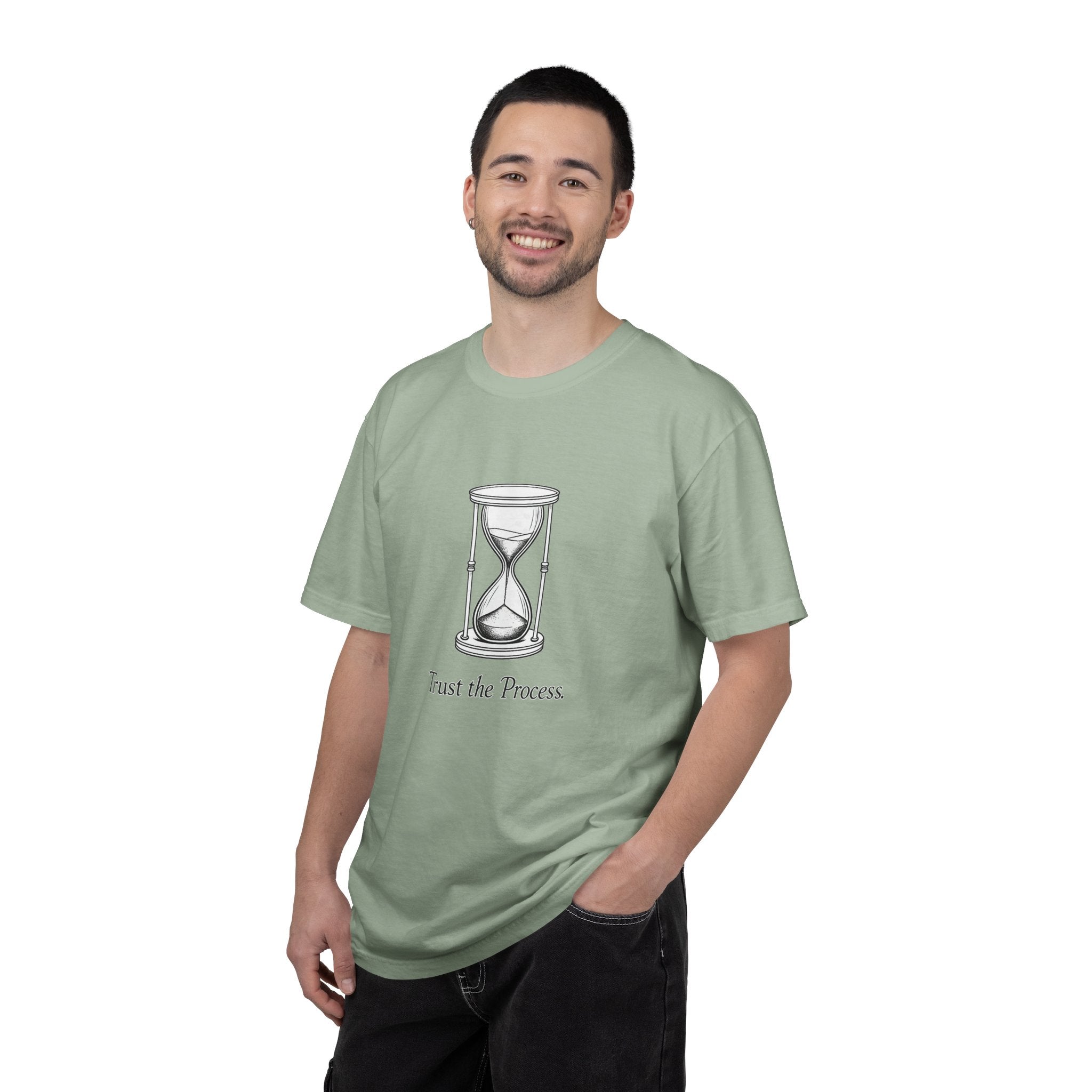 Trust the Process T-Shirt — Hourglass Graphic Inspirational Tee