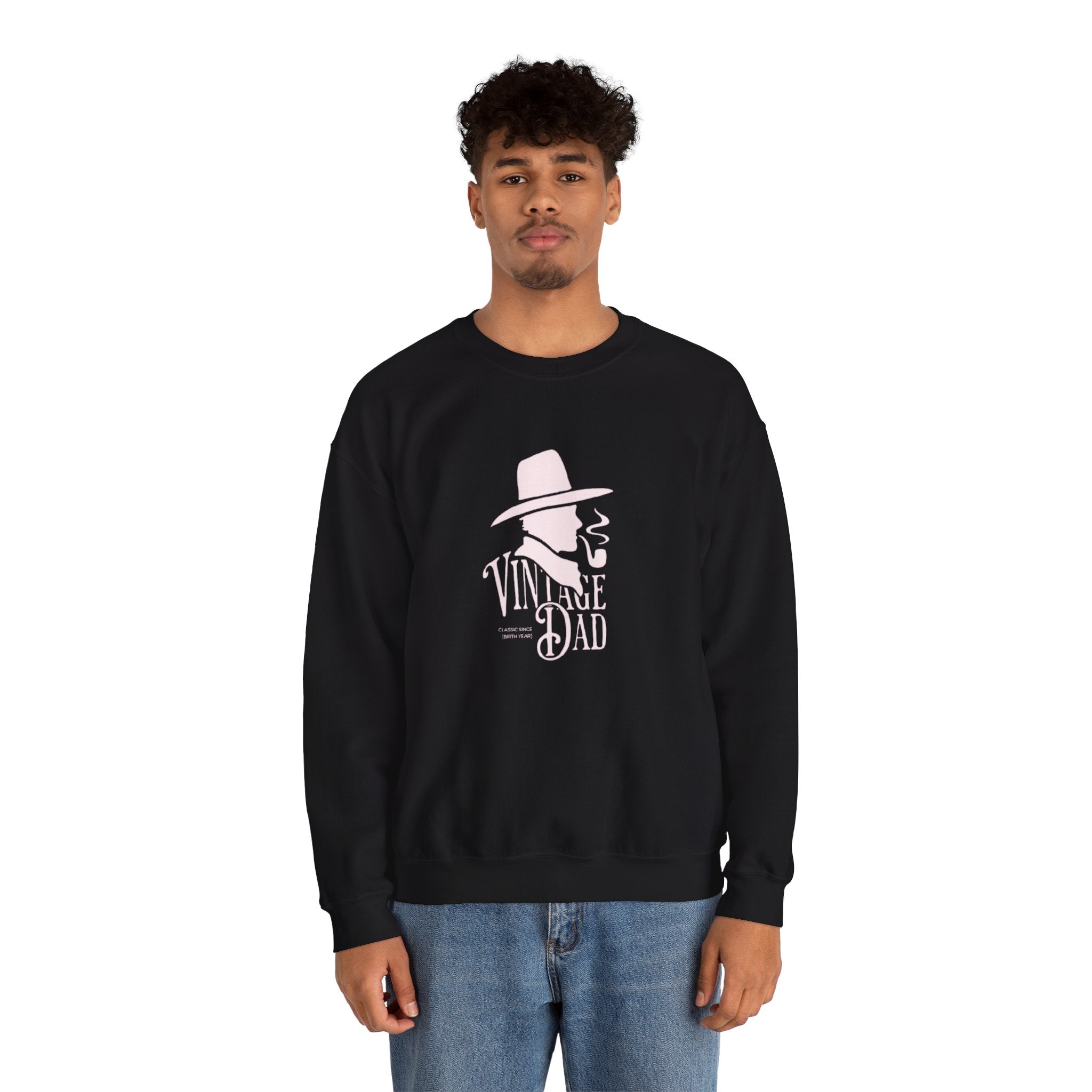 Crewneck Sweatshirt — Pink Cowboy Hat Graphic ‘Howdy’ Retro Western Pullover