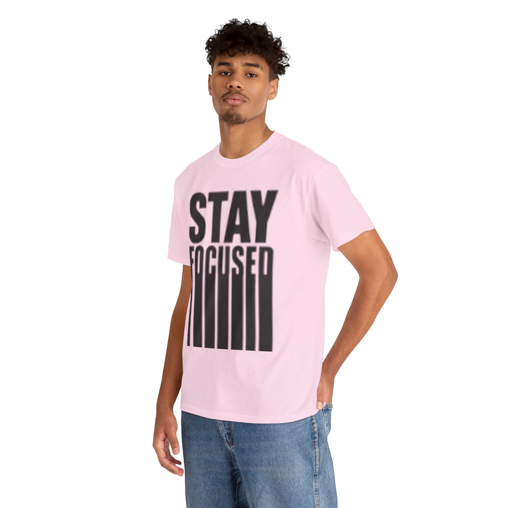Stay Focused Tee — Motivational Graphic T‑Shirt