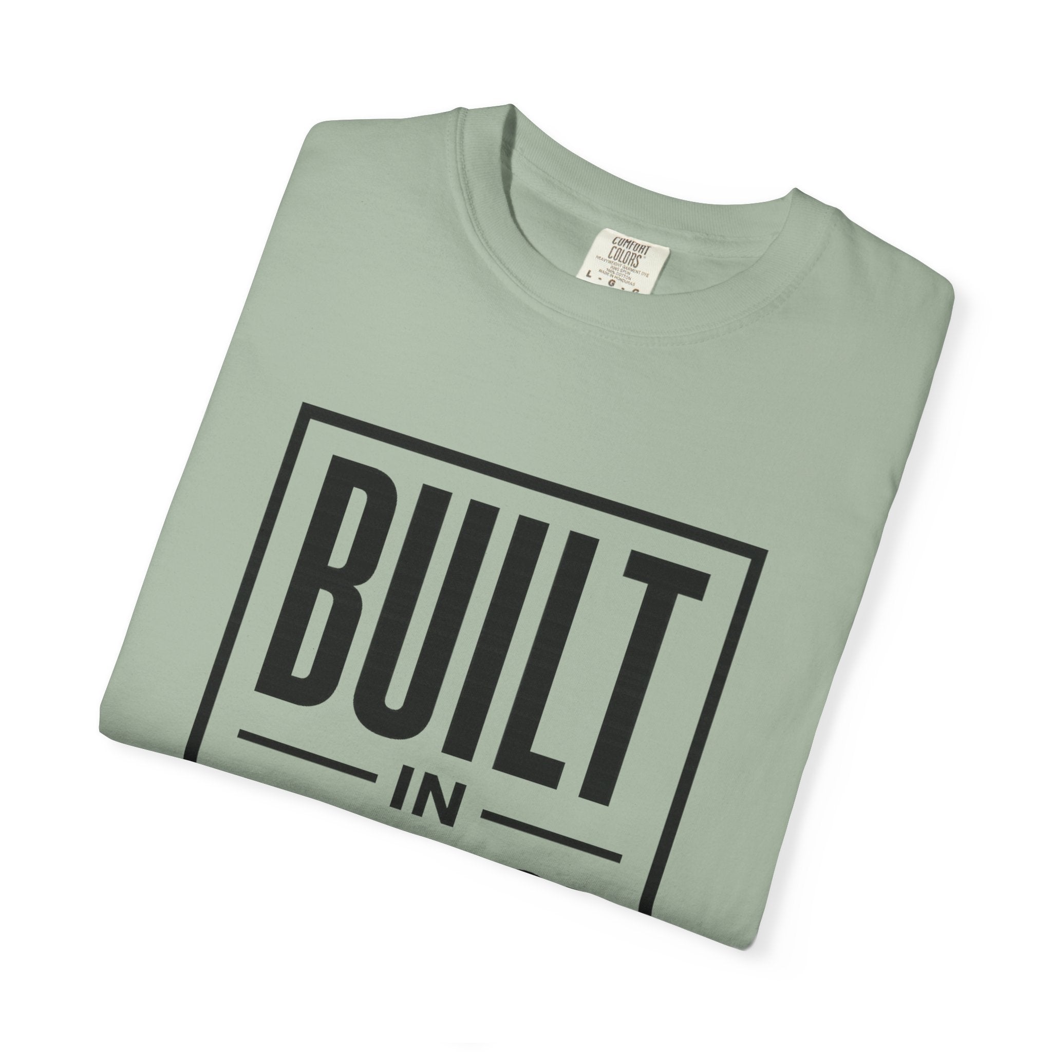 Built In Silence T-Shirt — Minimalist Bold Typography Tee