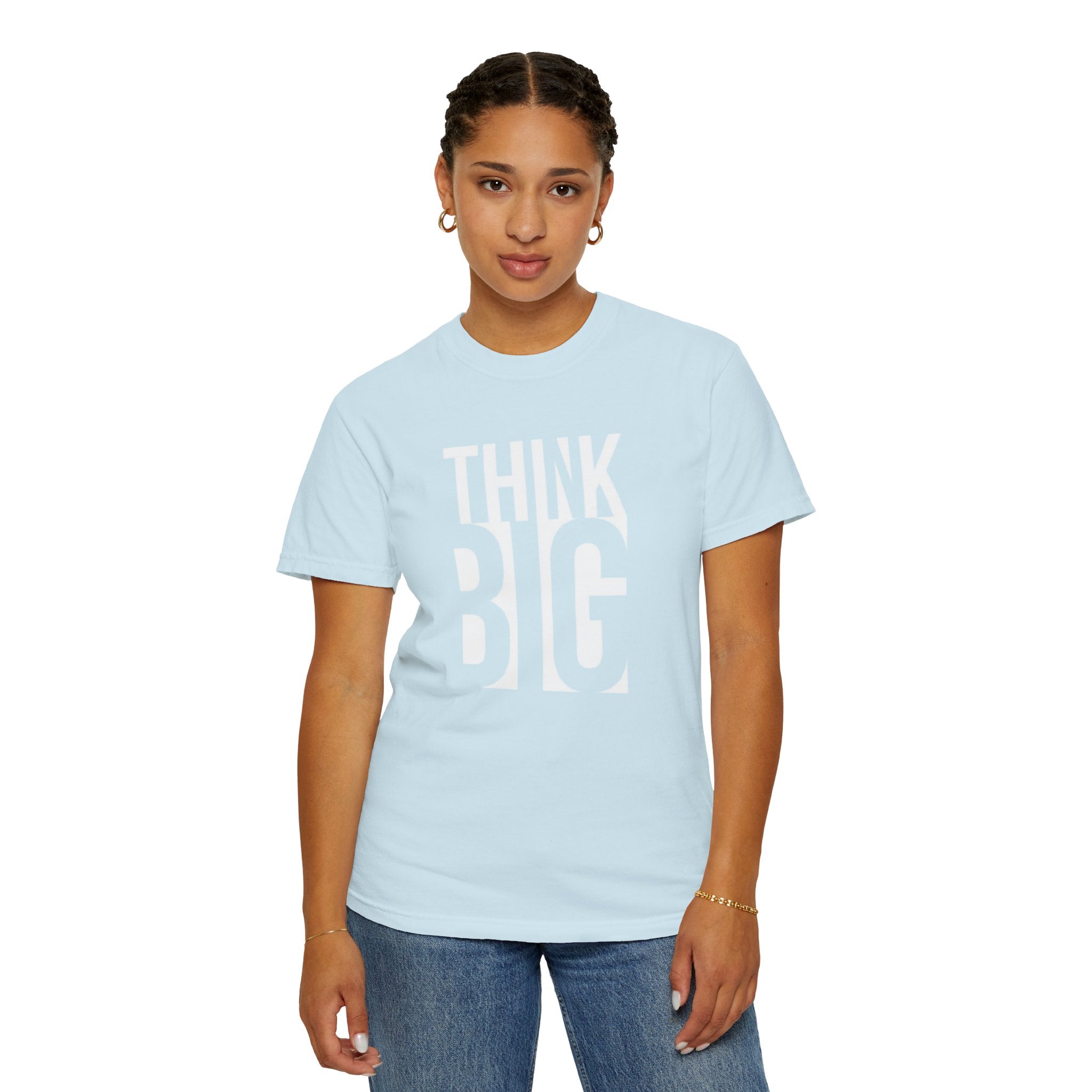 Think Big Graphic T-Shirt — Motivational Typography Tee