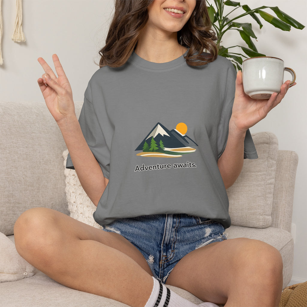 Adventure Awaits Mountain T-Shirt