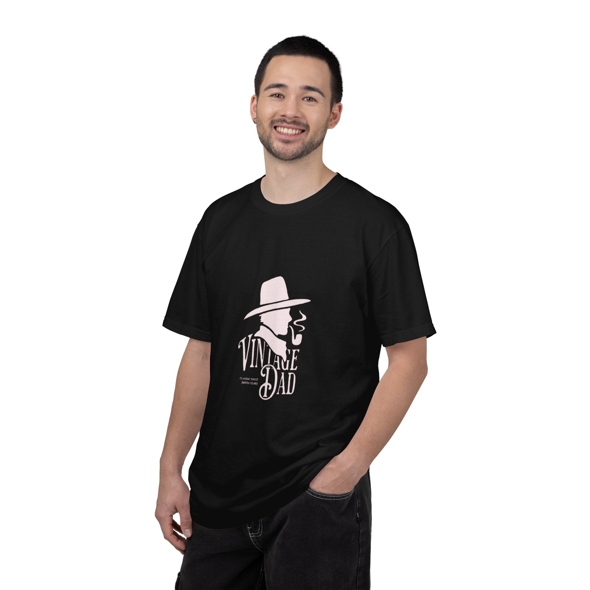 Vintage Dad graphic tee | Retro hat & pipe design