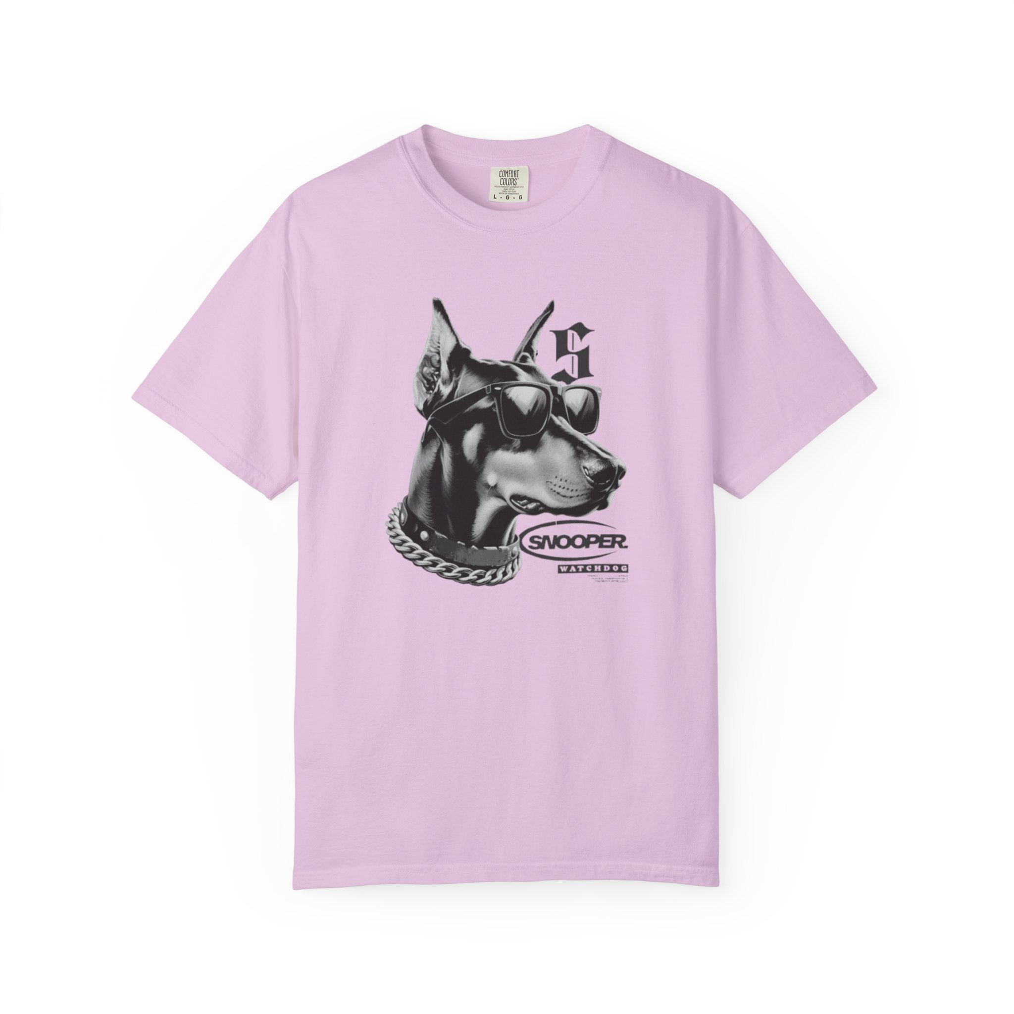 Doberman Sunglasses Graphic T-Shirt — "Snooper" Streetwear Tee