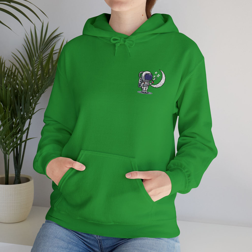 Skull Moon Hoodie — Gothic Night Sky Graphic Sweatshirt