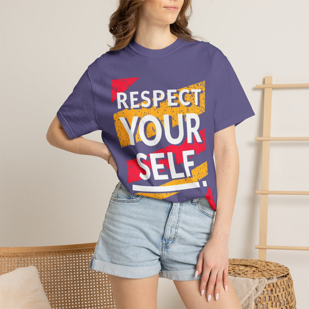Respect Your Self T-Shirt — Empowerment Graphic Tee for Self-Care & Mental Health