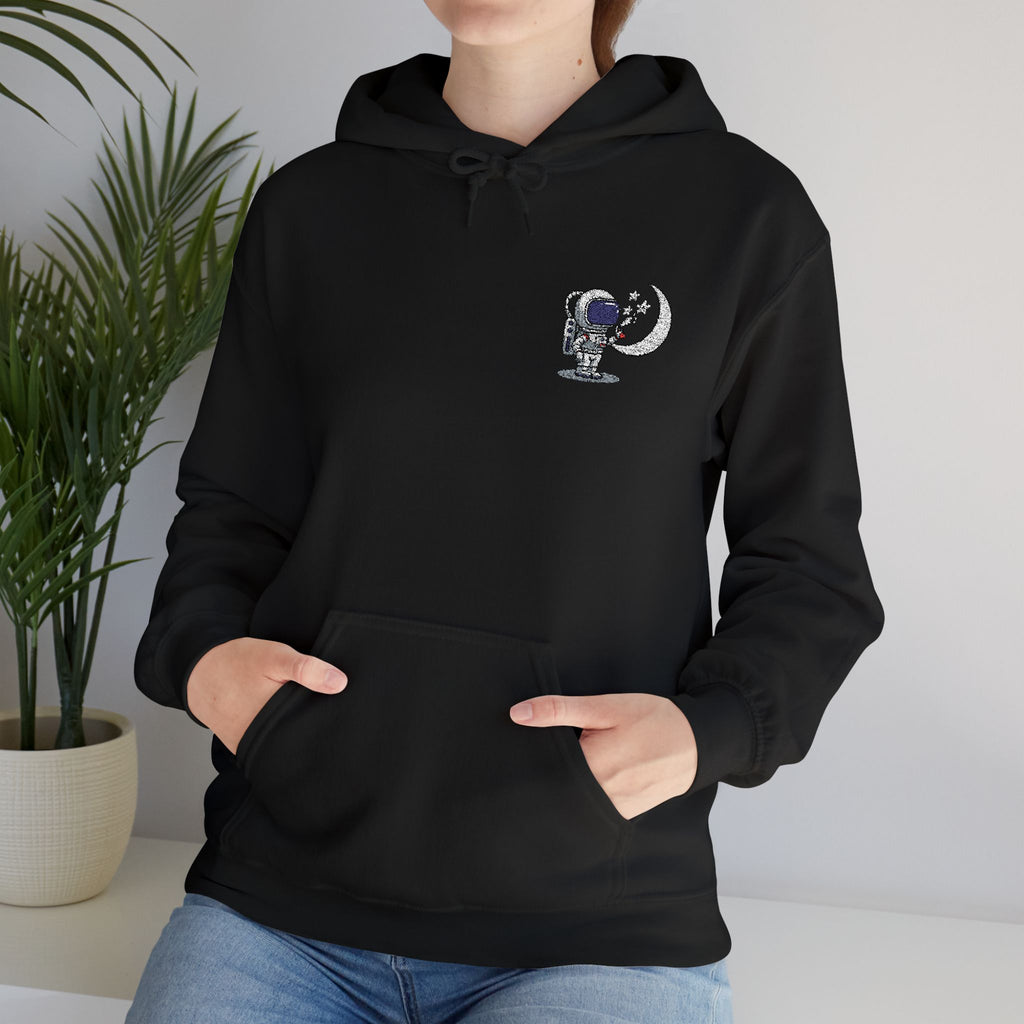 Skull Moon Hoodie — Gothic Night Sky Graphic Sweatshirt