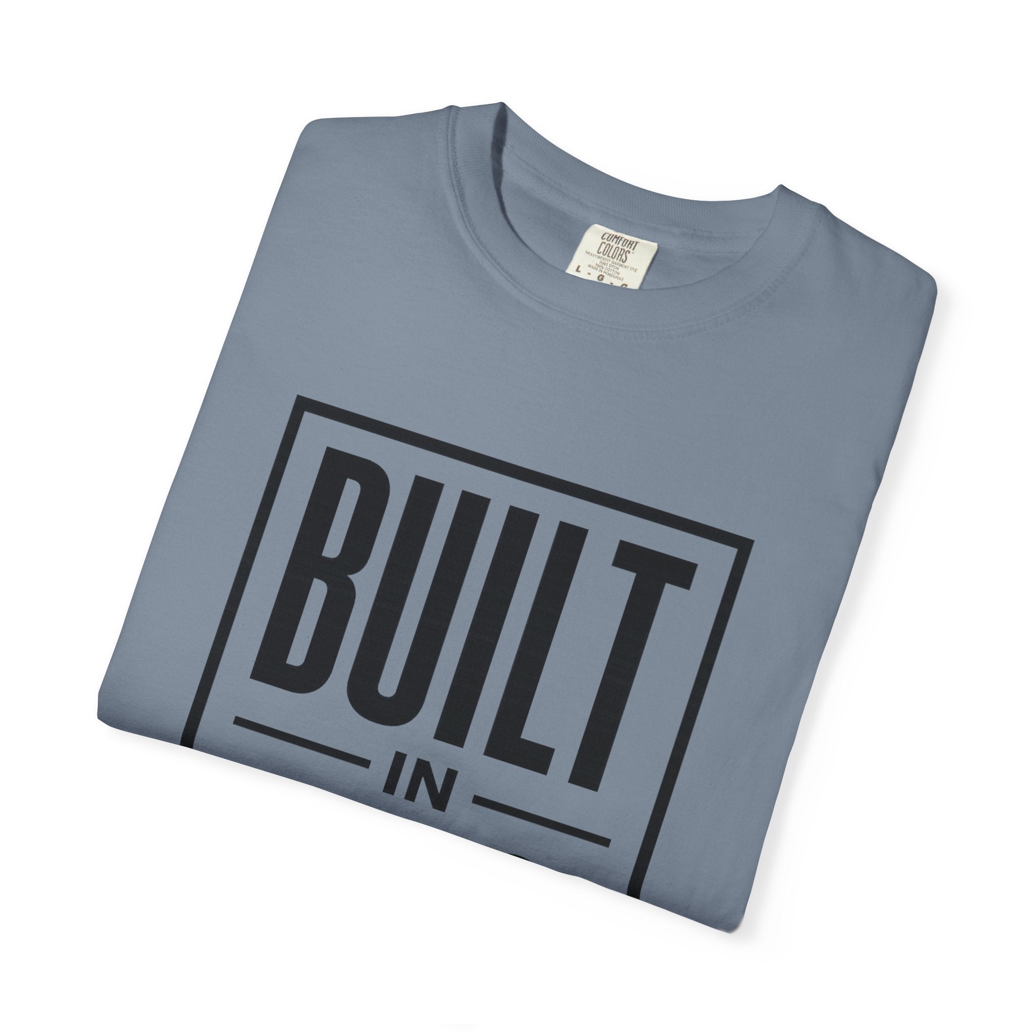 Built In Silence T-Shirt — Minimalist Bold Typography Tee