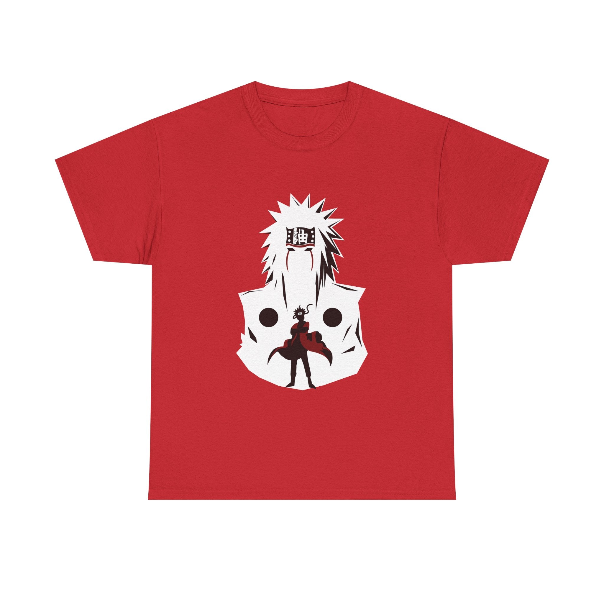Anime Shadow Warrior T-Shirt — Silhouette Battle Graphic Tee