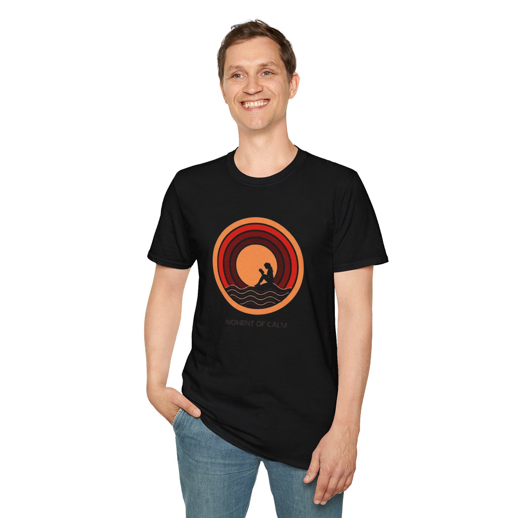 Sunset Surf T-Shirt — Retro Waves "Saltwater & Soul" Graphic Tee