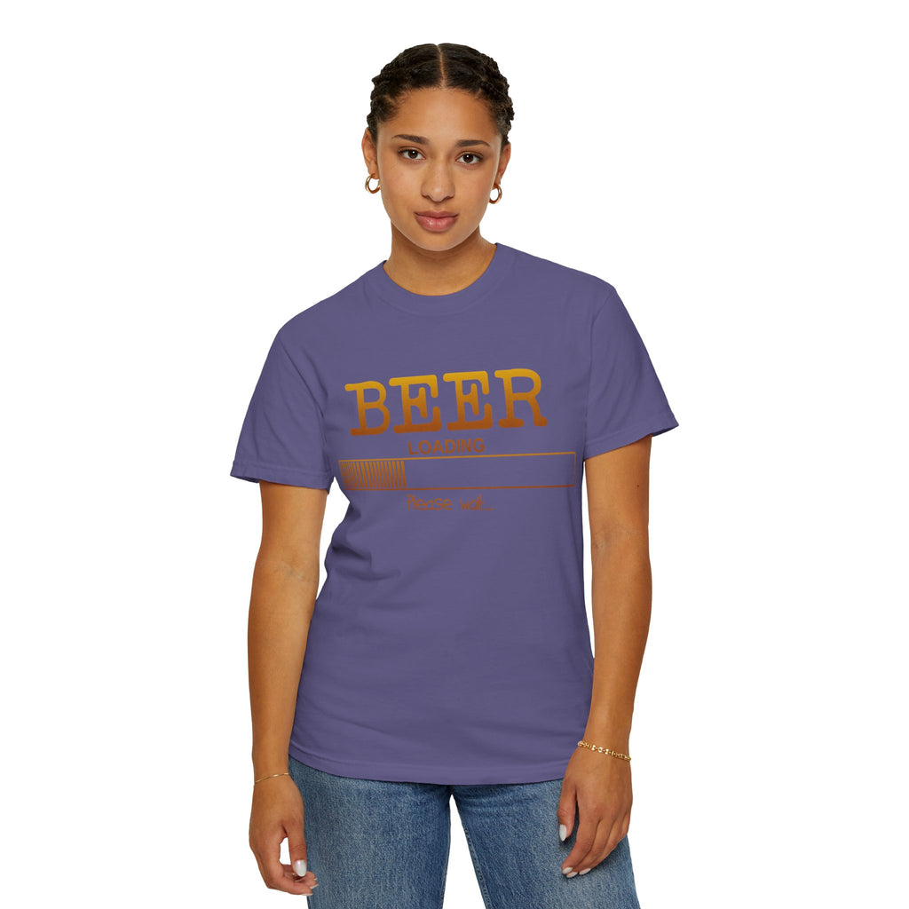 Beer Loading T‑Shirt — Funny 'Please Wait' Drinking Tee
