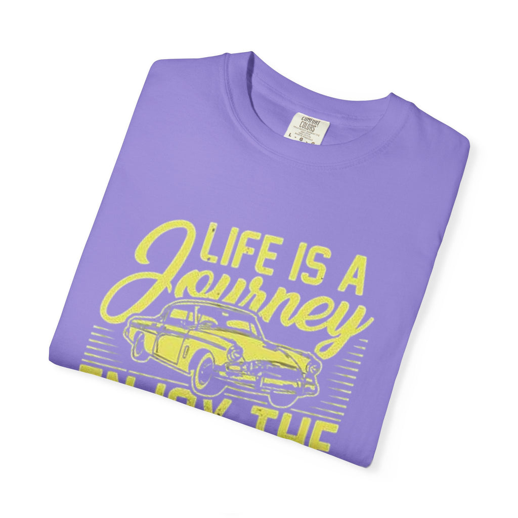 Enjoy The Ride T-Shirt — 'Life Is A Journey' Vintage Car Tee