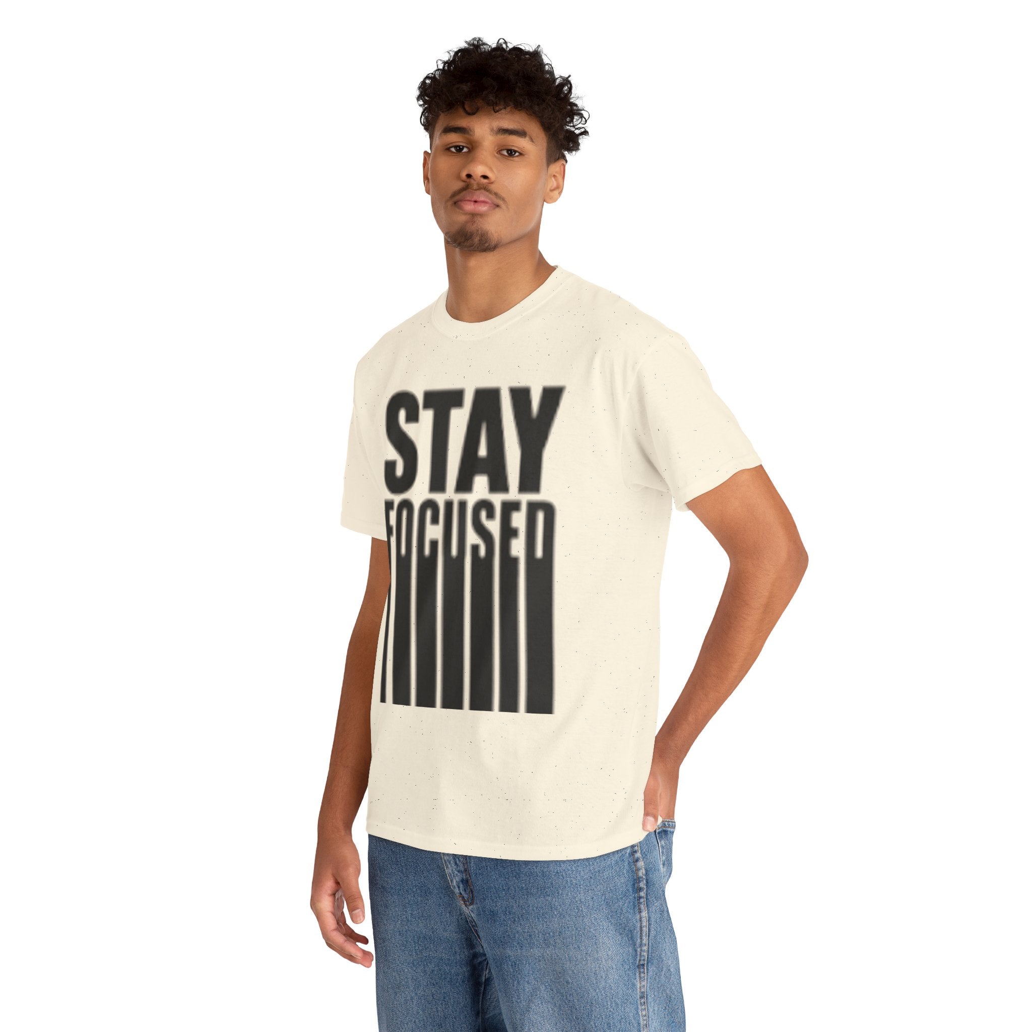 Stay Focused Tee — Motivational Graphic T‑Shirt