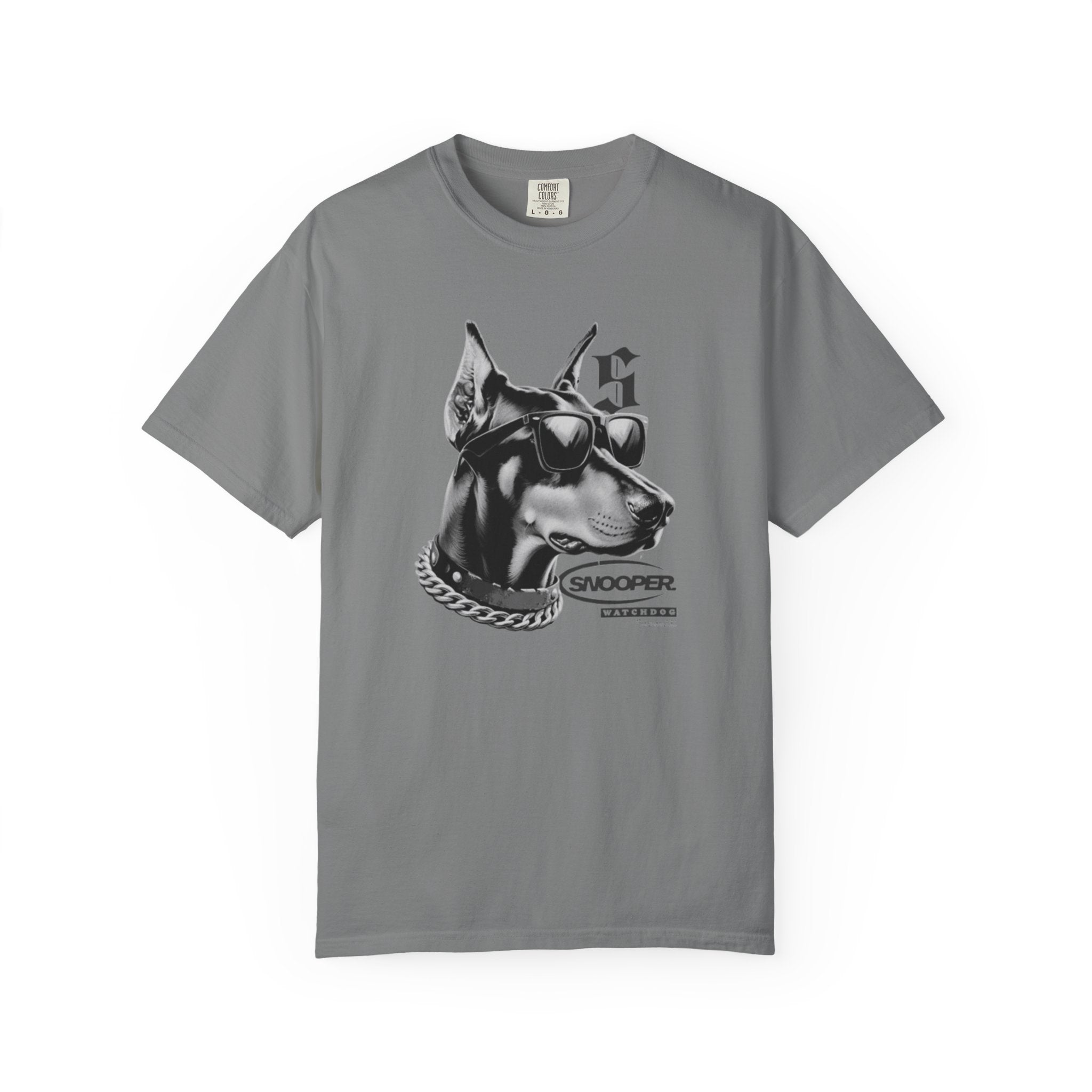 Doberman Sunglasses Graphic T-Shirt — "Snooper" Streetwear Tee