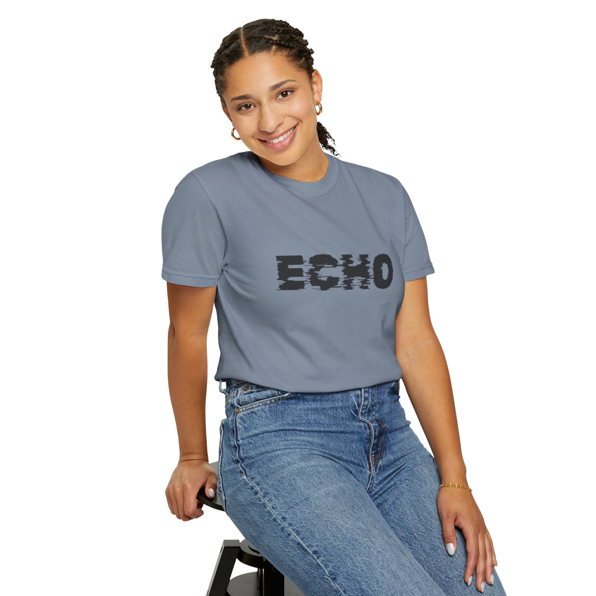Echo Distorted Logo T-Shirt