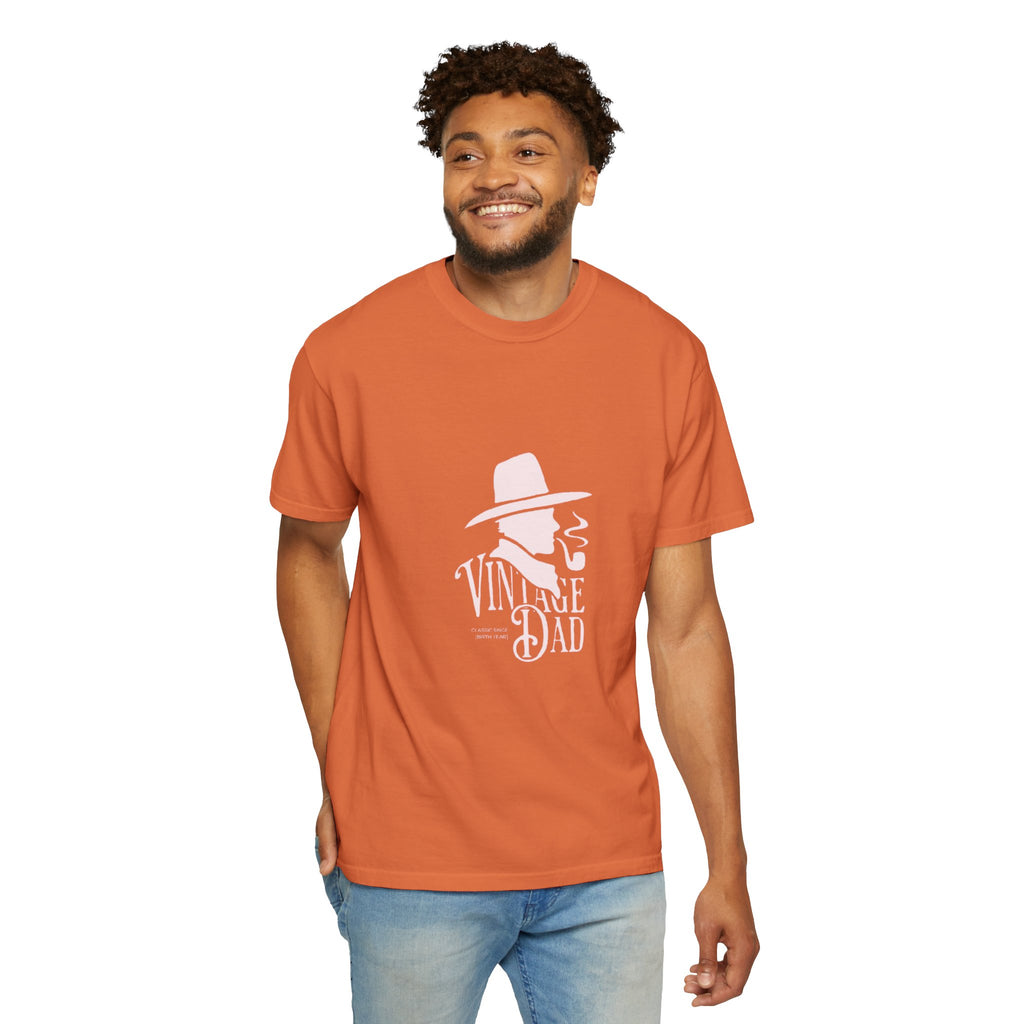 Vintage Dad graphic tee | Retro hat & pipe design