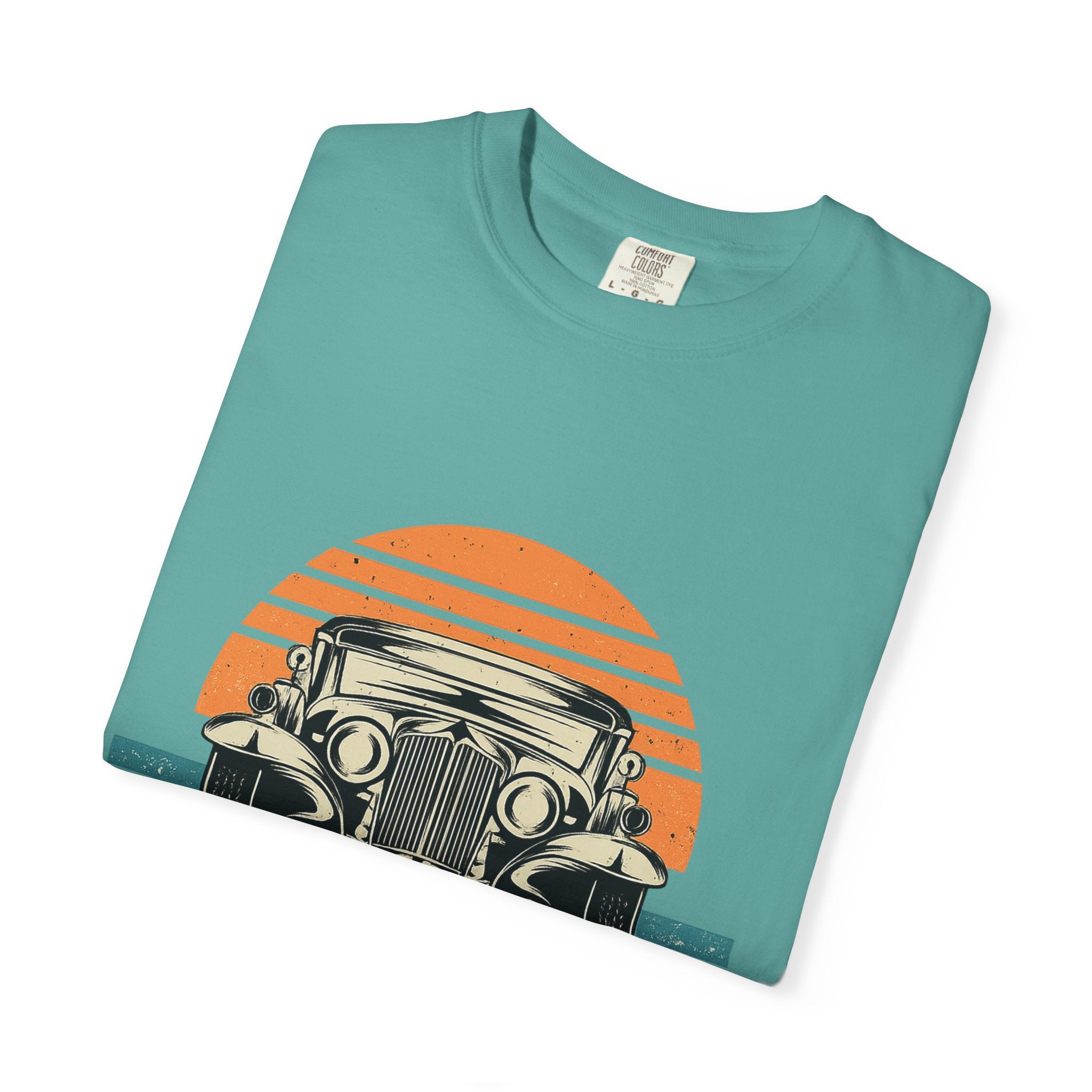 Vintage Car Sunset T-Shirt