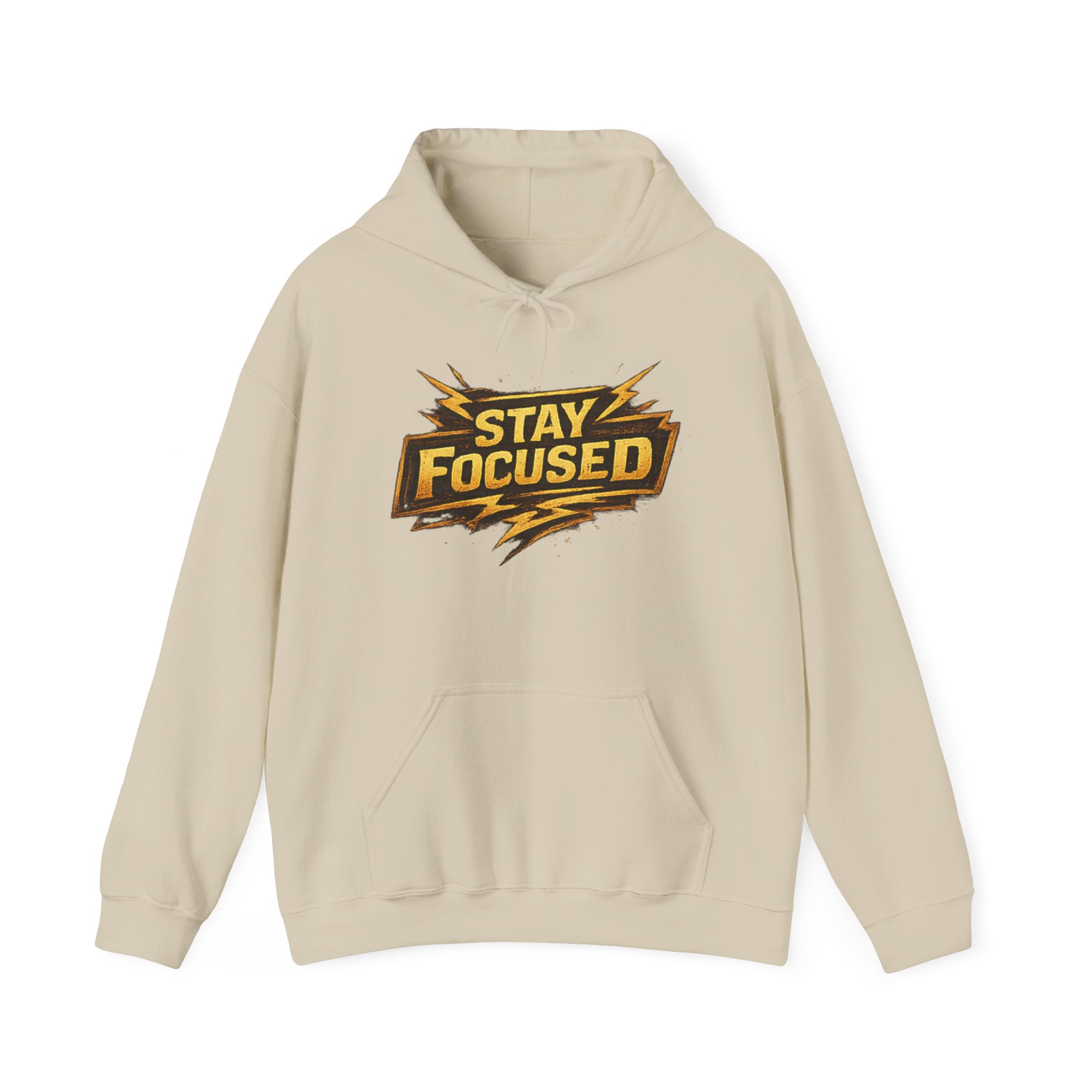 Stay Focused Hoodie — Motivational Graphic Pullover