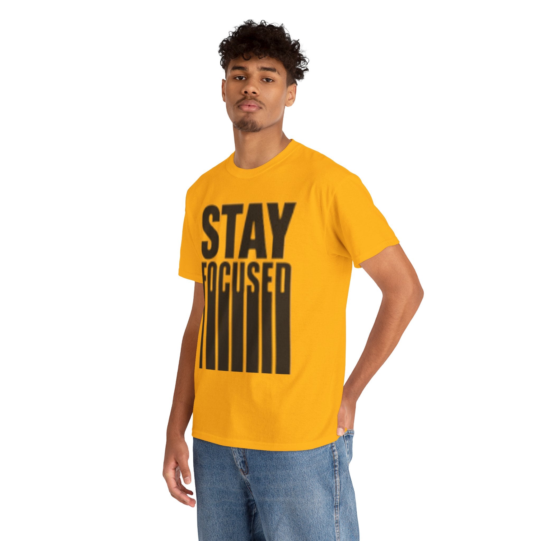 Stay Focused Tee — Motivational Graphic T‑Shirt