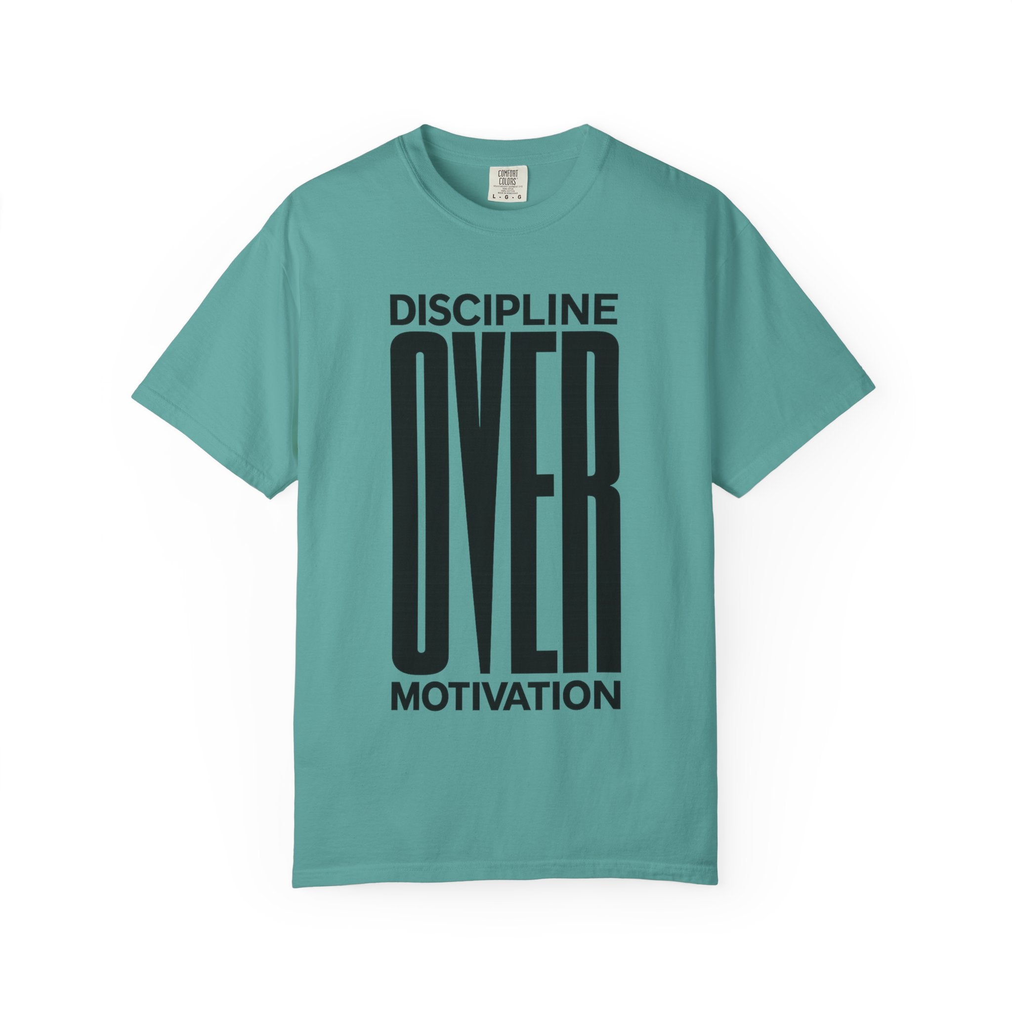Discipline Over Motivation T-Shirt — Motivational Fitness Tee
