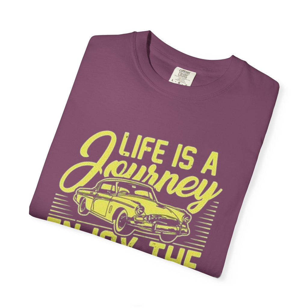 Enjoy The Ride T-Shirt — 'Life Is A Journey' Vintage Car Tee