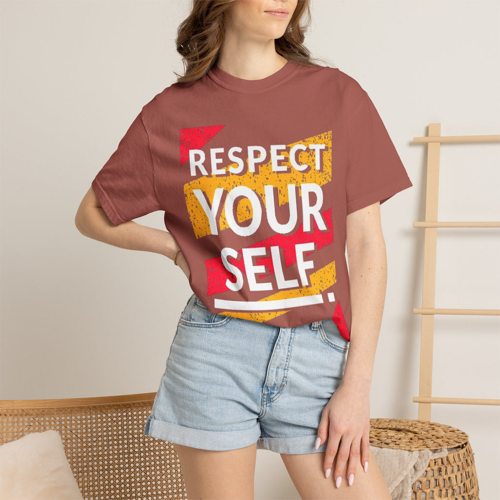 Respect Your Self T-Shirt — Empowerment Graphic Tee for Self-Care & Mental Health