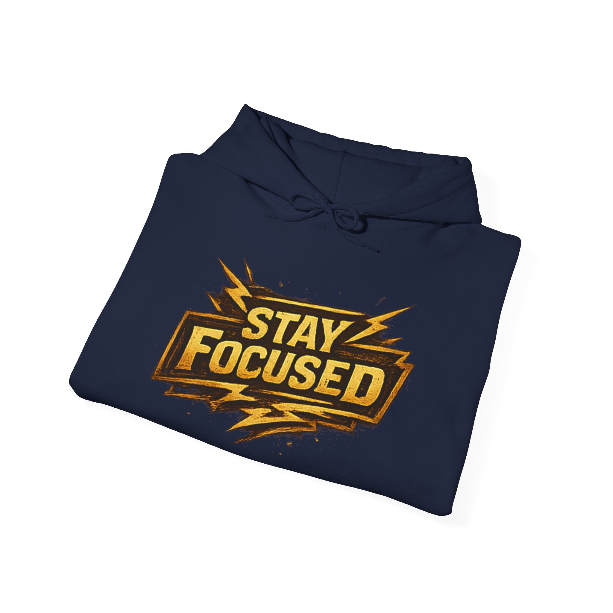 Stay Focused Hoodie — Motivational Graphic Pullover