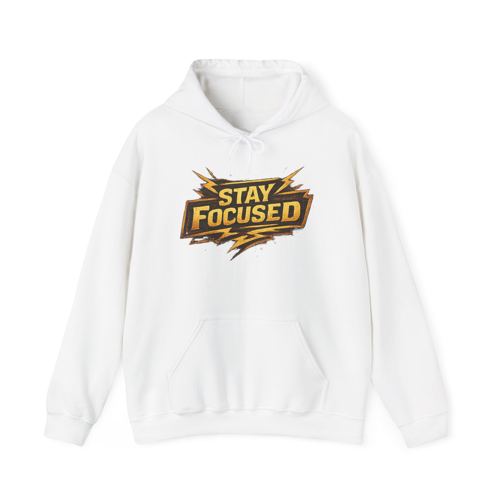 Stay Focused Hoodie — Motivational Graphic Pullover