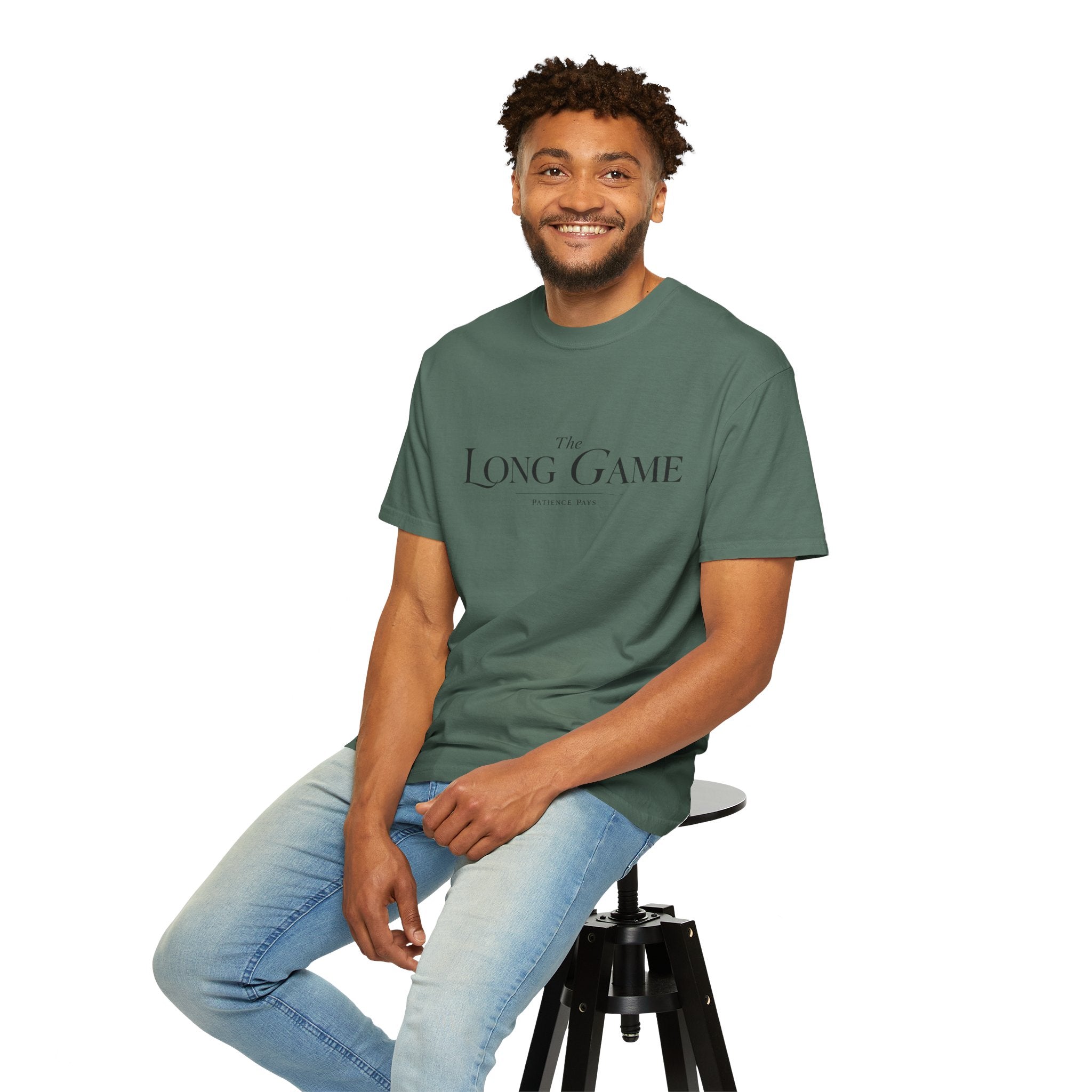 The Long Game T-Shirt — Minimalist Script Tee