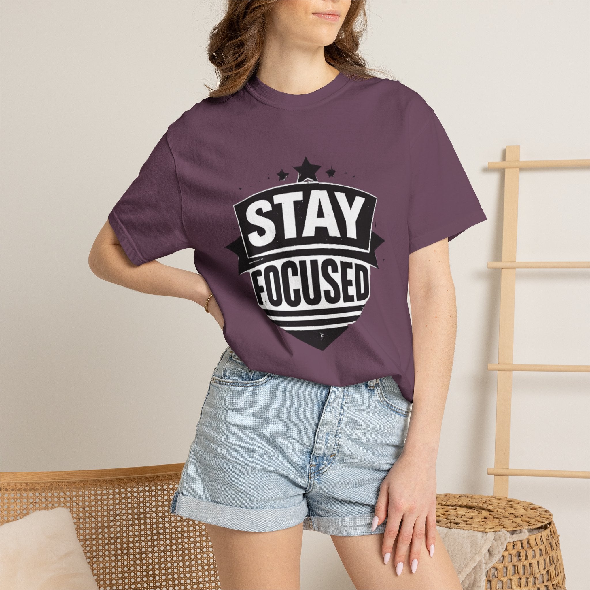 Stay Focused T-Shirt — Motivational Graphic Tee