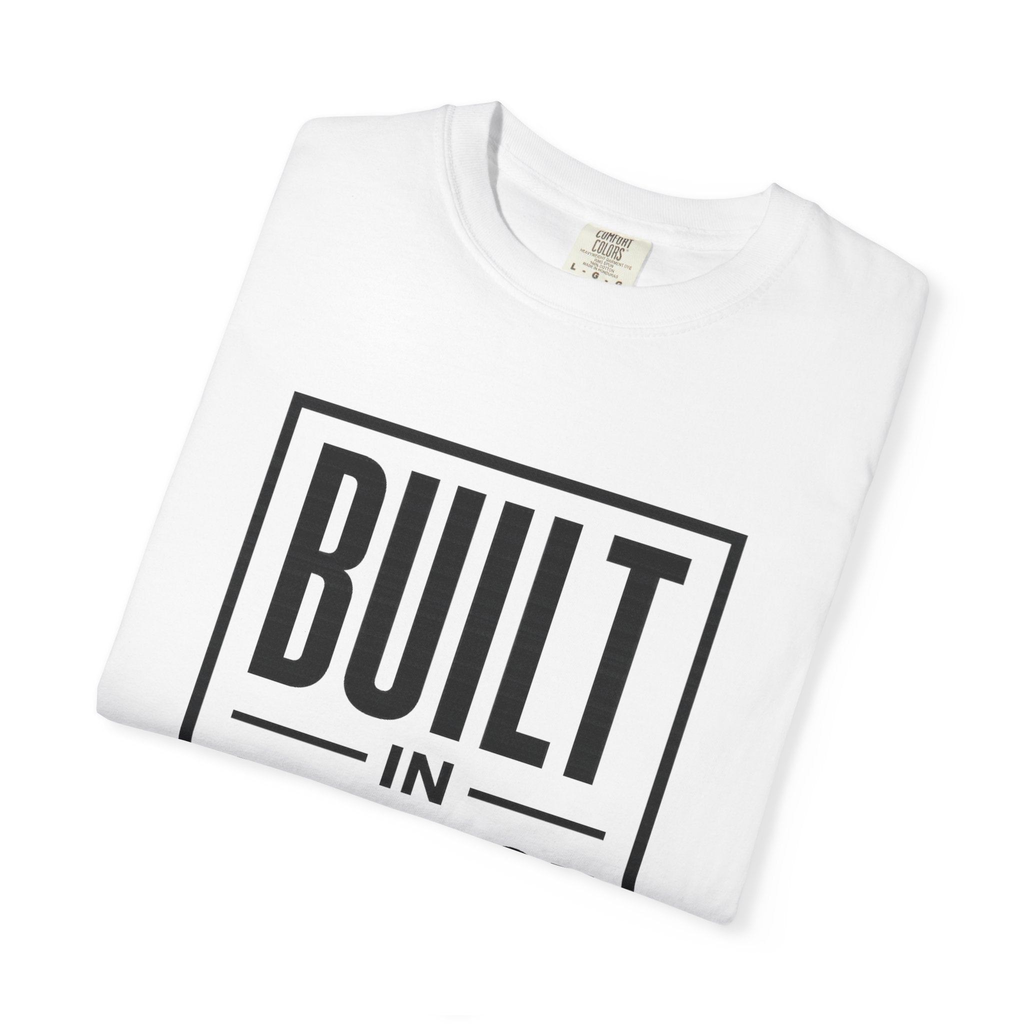 Built In Silence T-Shirt — Minimalist Bold Typography Tee