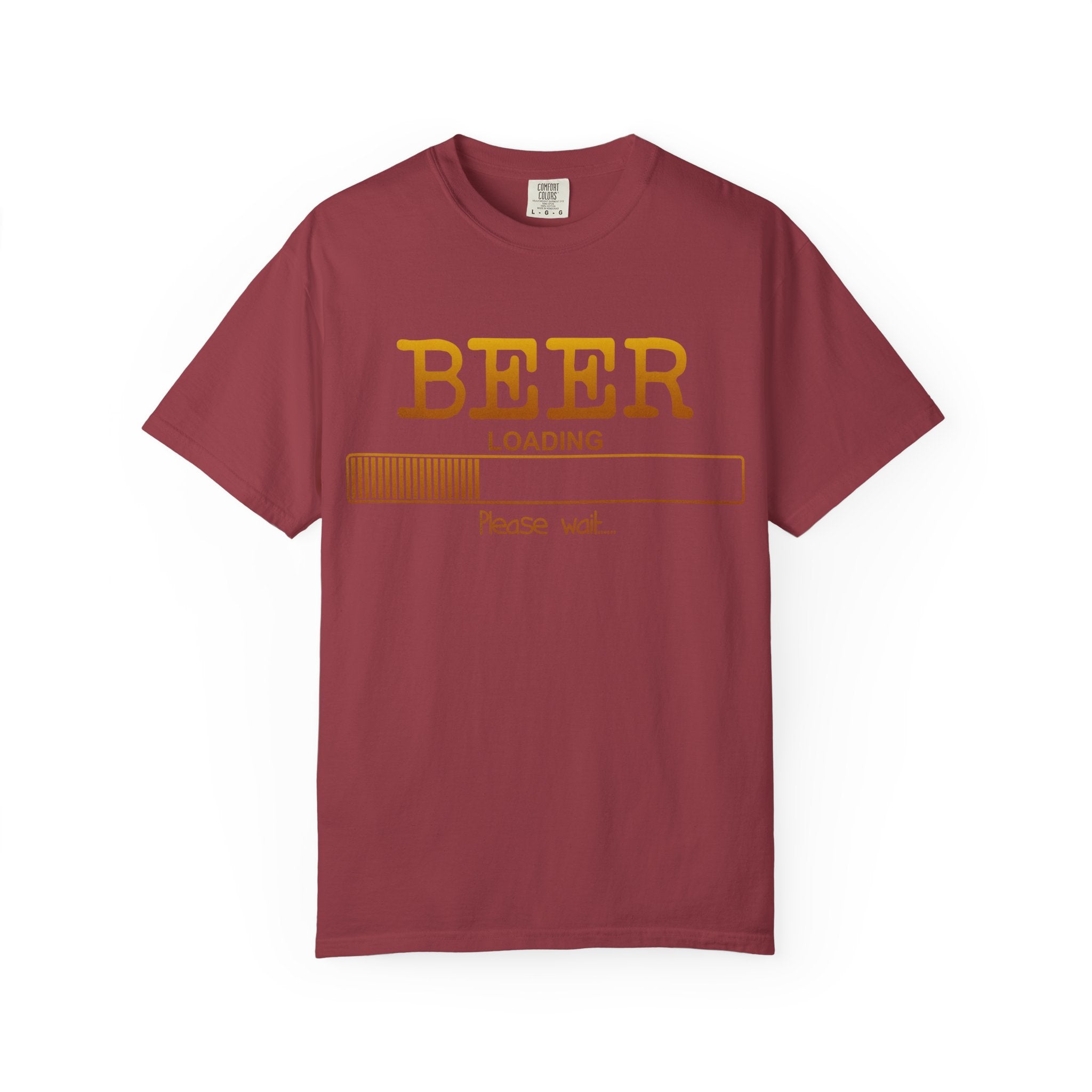 Beer Loading T‑Shirt — Funny 'Please Wait' Drinking Tee