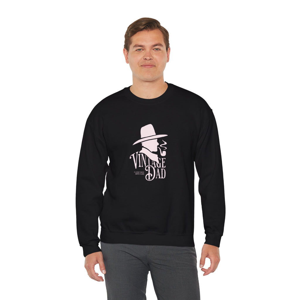 Crewneck Sweatshirt — Pink Cowboy Hat Graphic ‘Howdy’ Retro Western Pullover