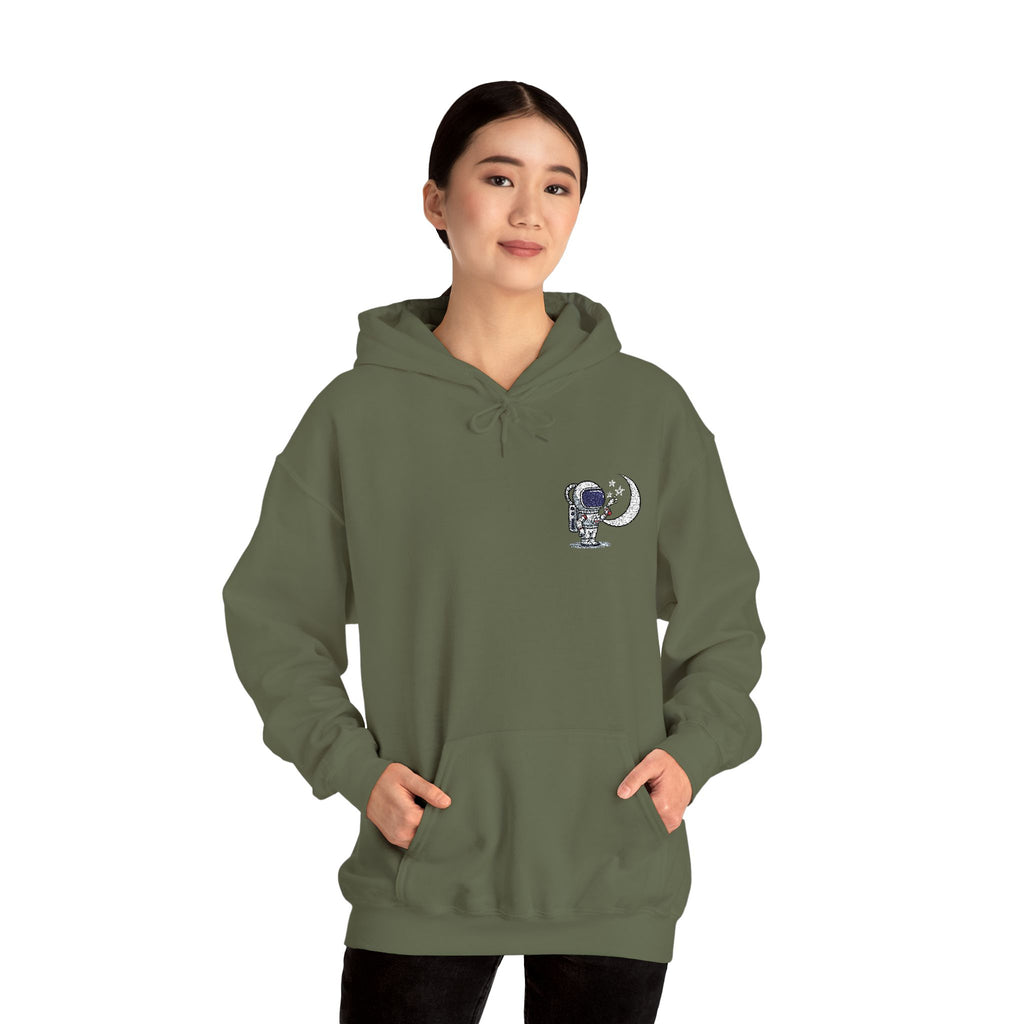 Skull Moon Hoodie — Gothic Night Sky Graphic Sweatshirt