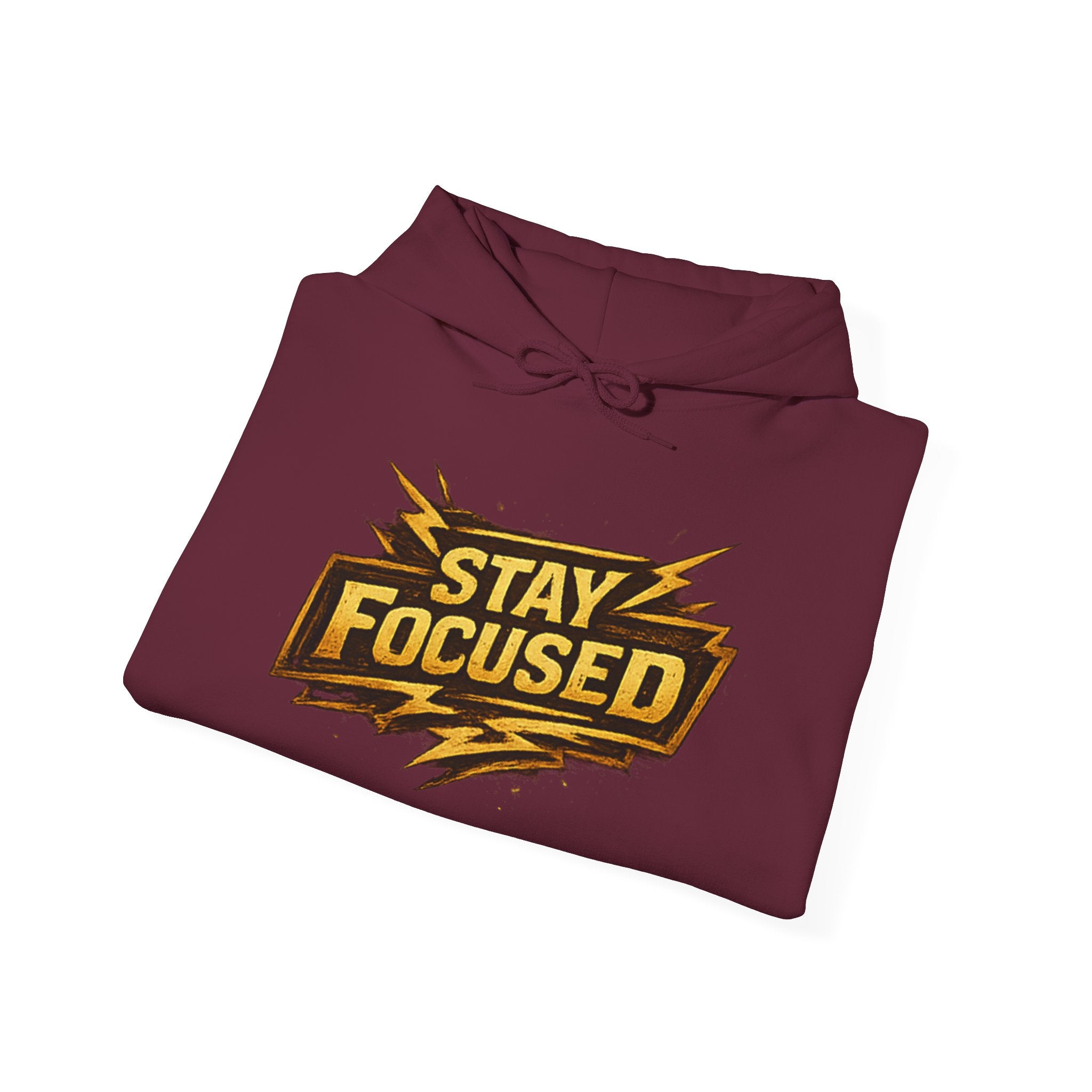 Stay Focused Hoodie — Motivational Graphic Pullover