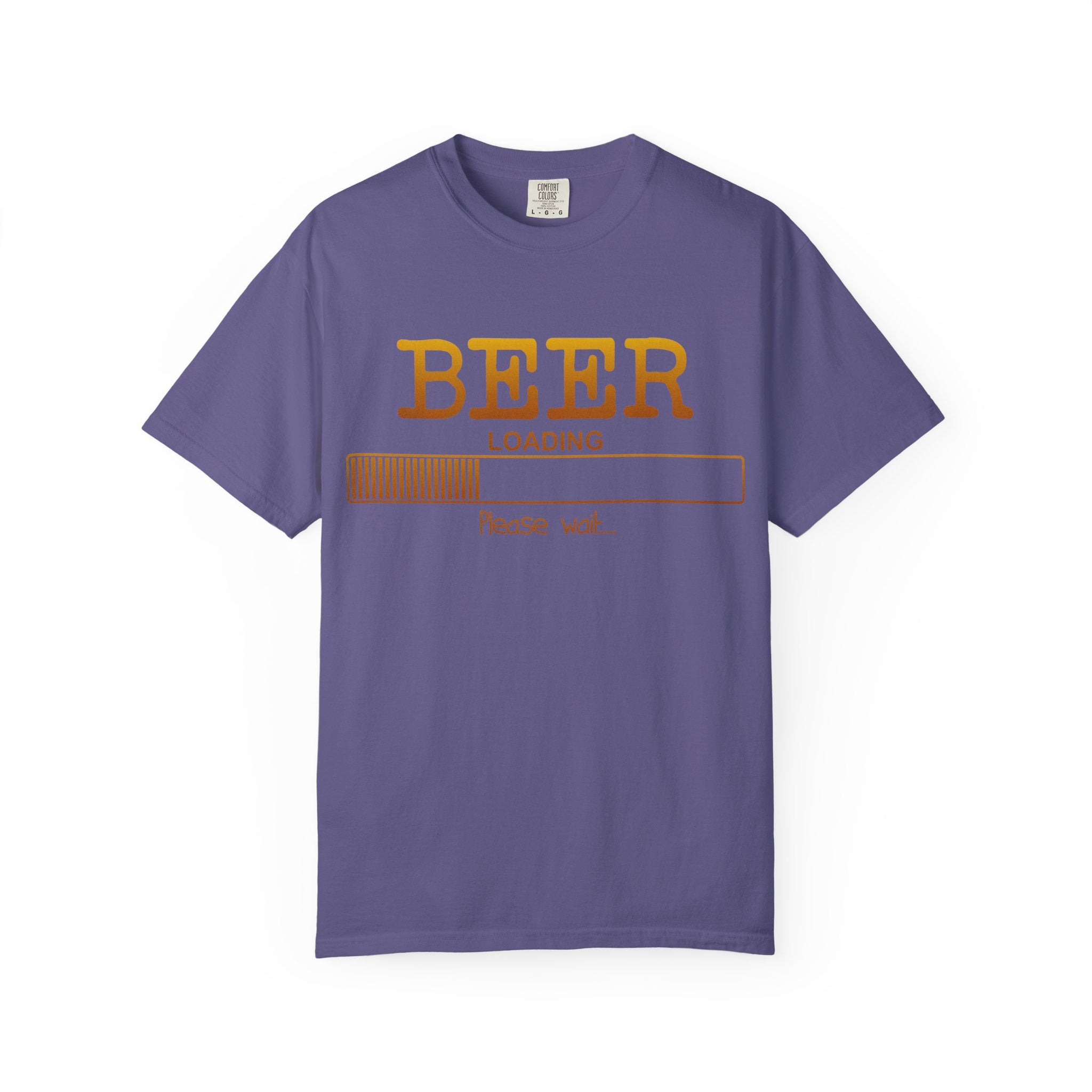 Beer Loading T‑Shirt — Funny 'Please Wait' Drinking Tee